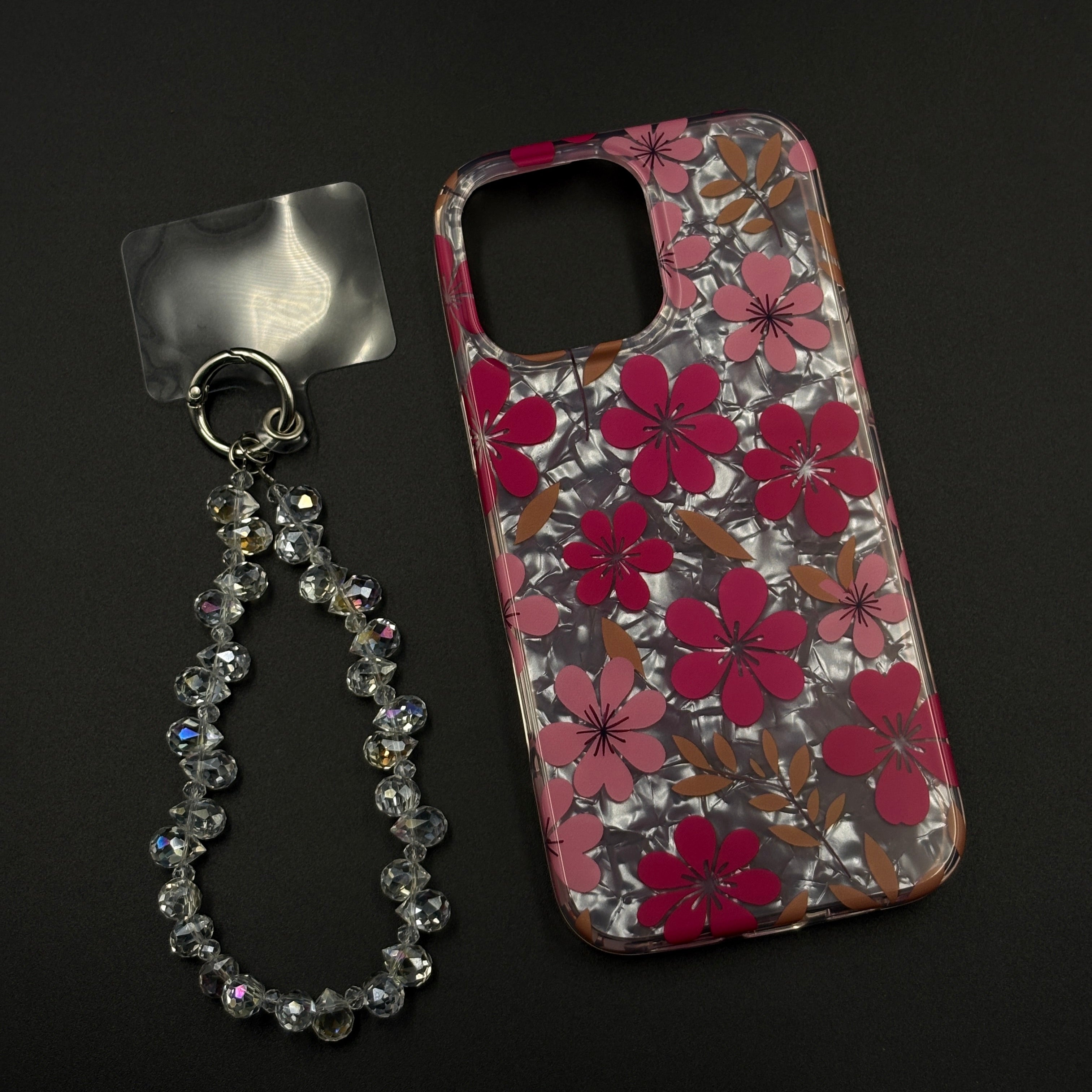 Cherry Bloom Glam with Sling Mobile Case Cover for iPhone