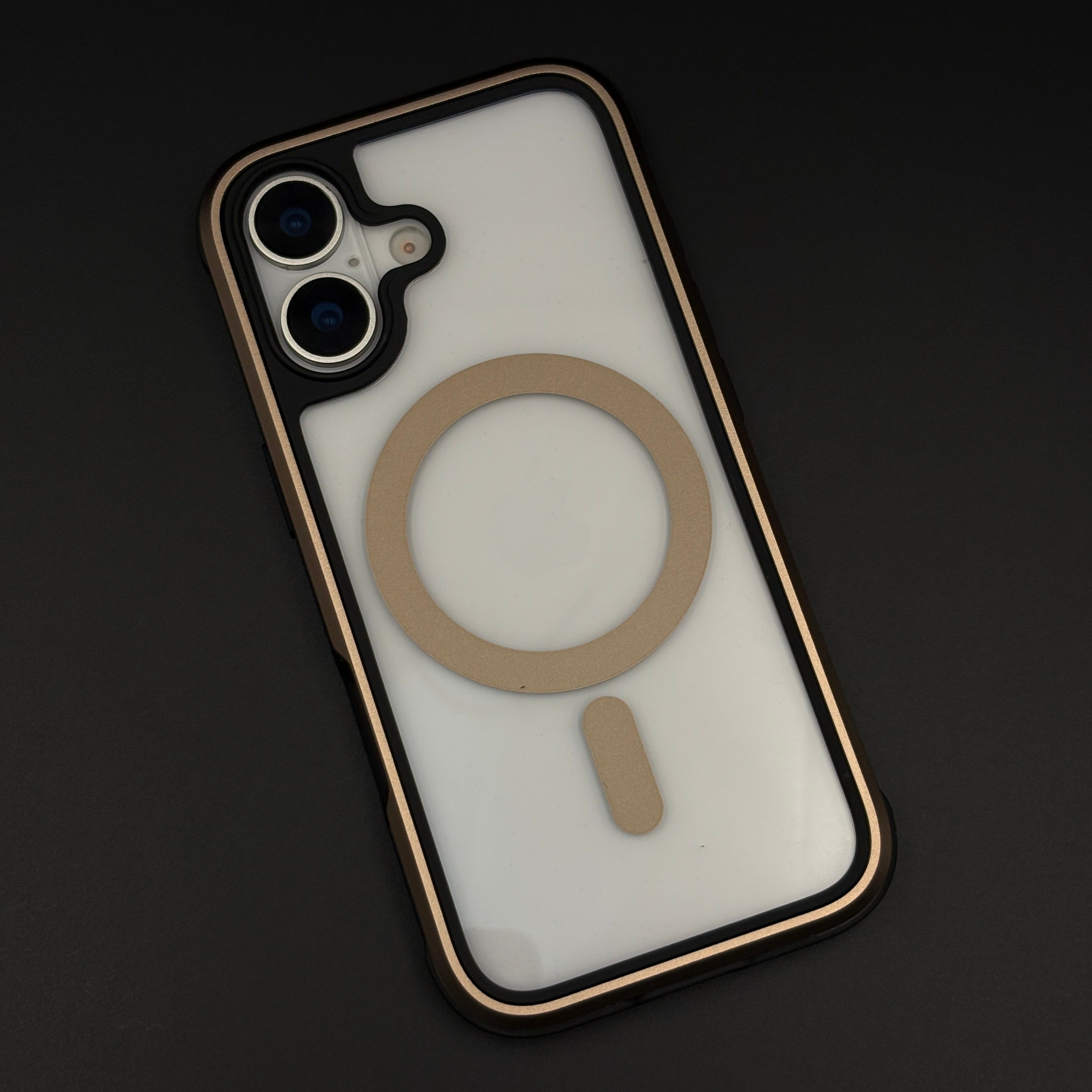 Transparent MagSafe Bumper Case for iPhone 17 | Metal Frame Shockproof Clear Back Cover