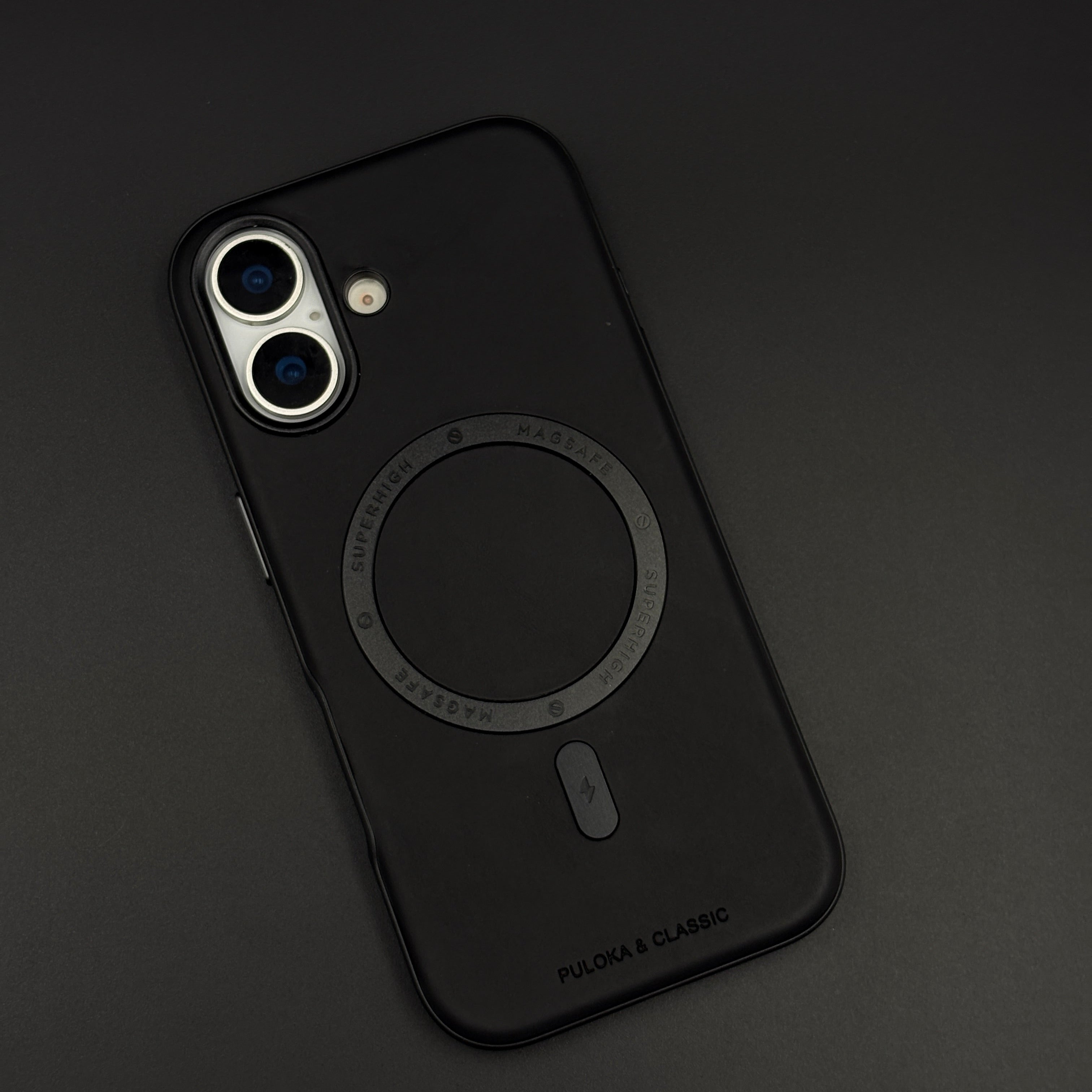 Super Magnetic Magsafe PU Leather Case for iPhone 17 | Premium Grip & Sleek Design