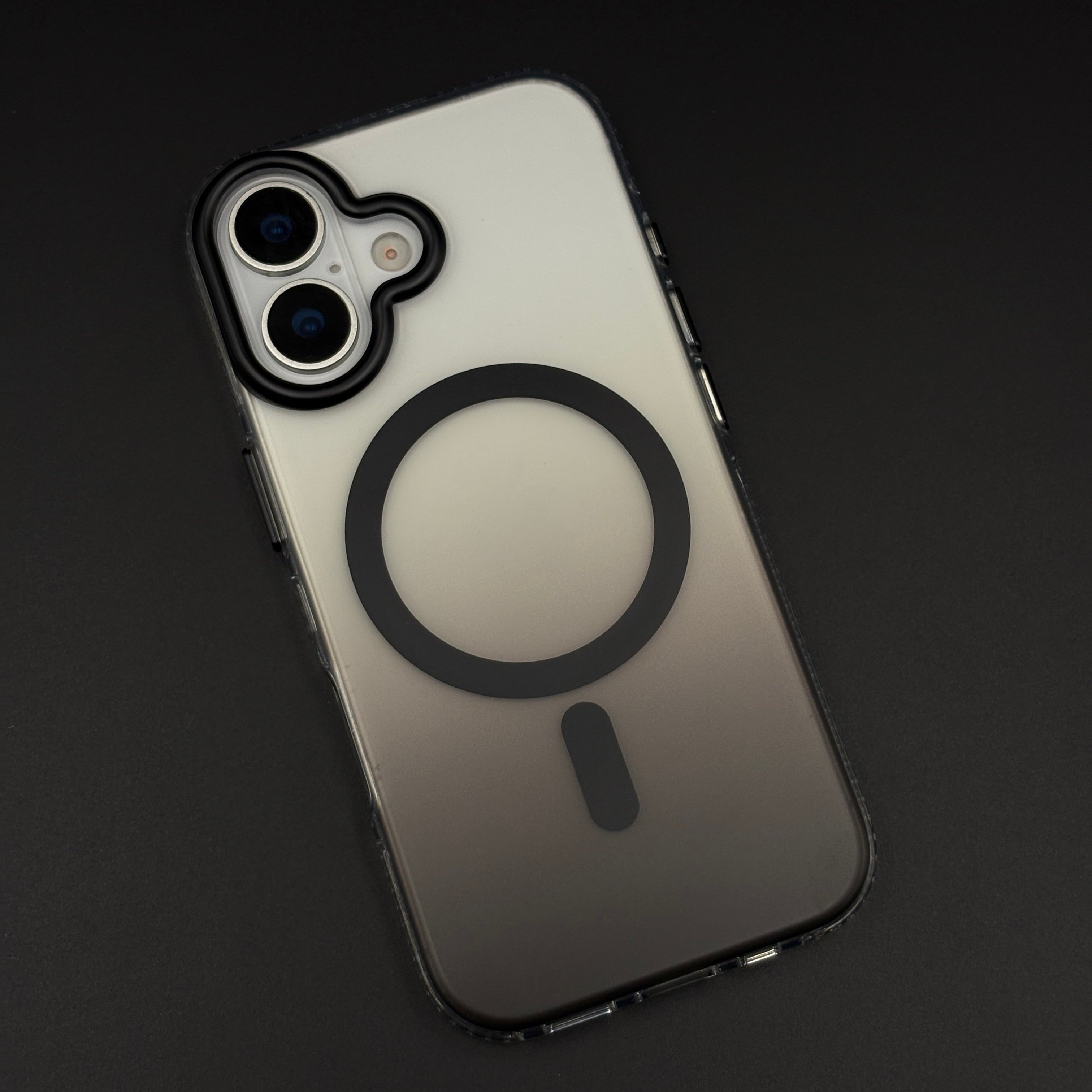 Smokey MagSafe Mobile Case Cover for iPhone 17 | Frosted Transparent Shockproof Back