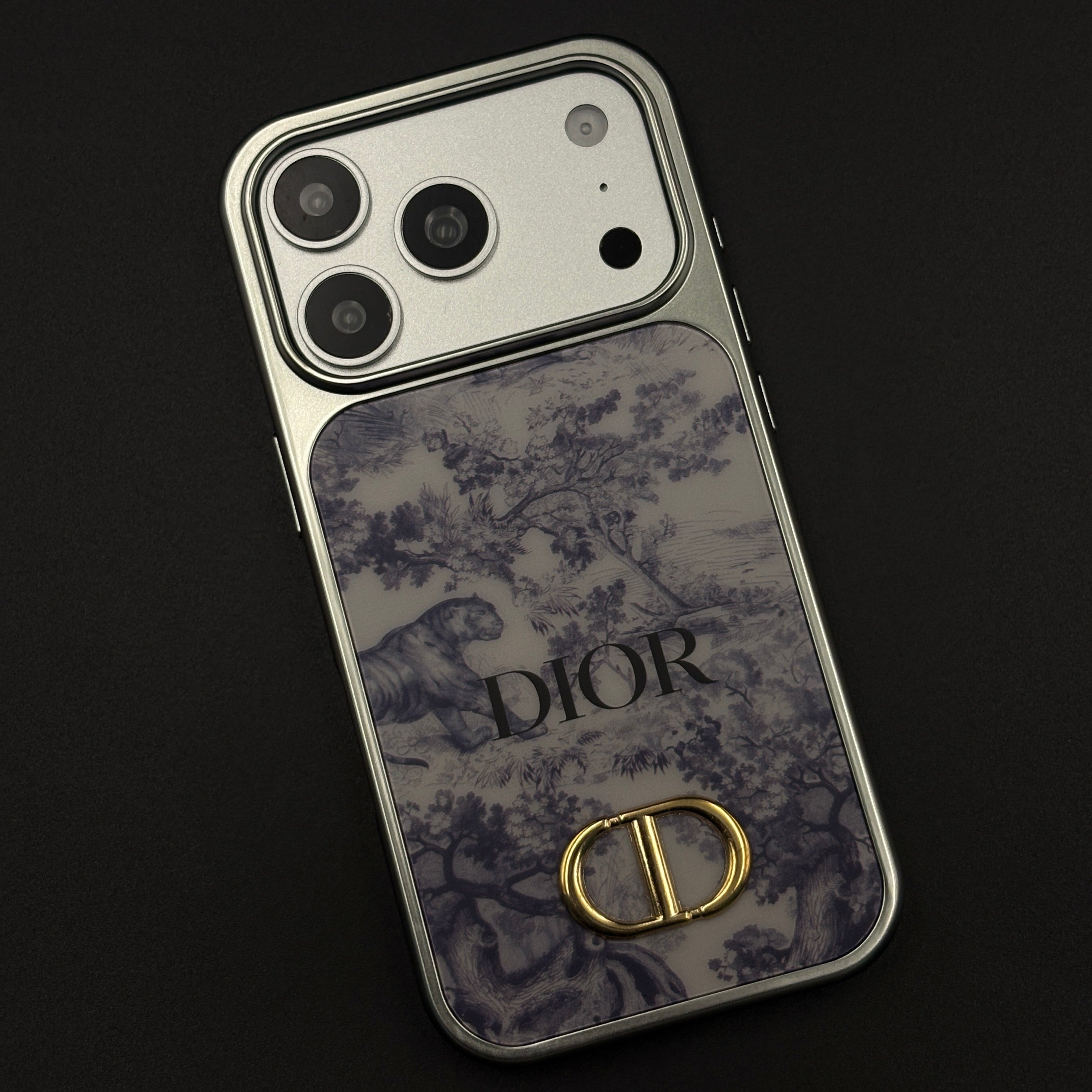 CD Toile Bloom Designer Case for iPhone 17 Series with Elegant Floral Heritage Print