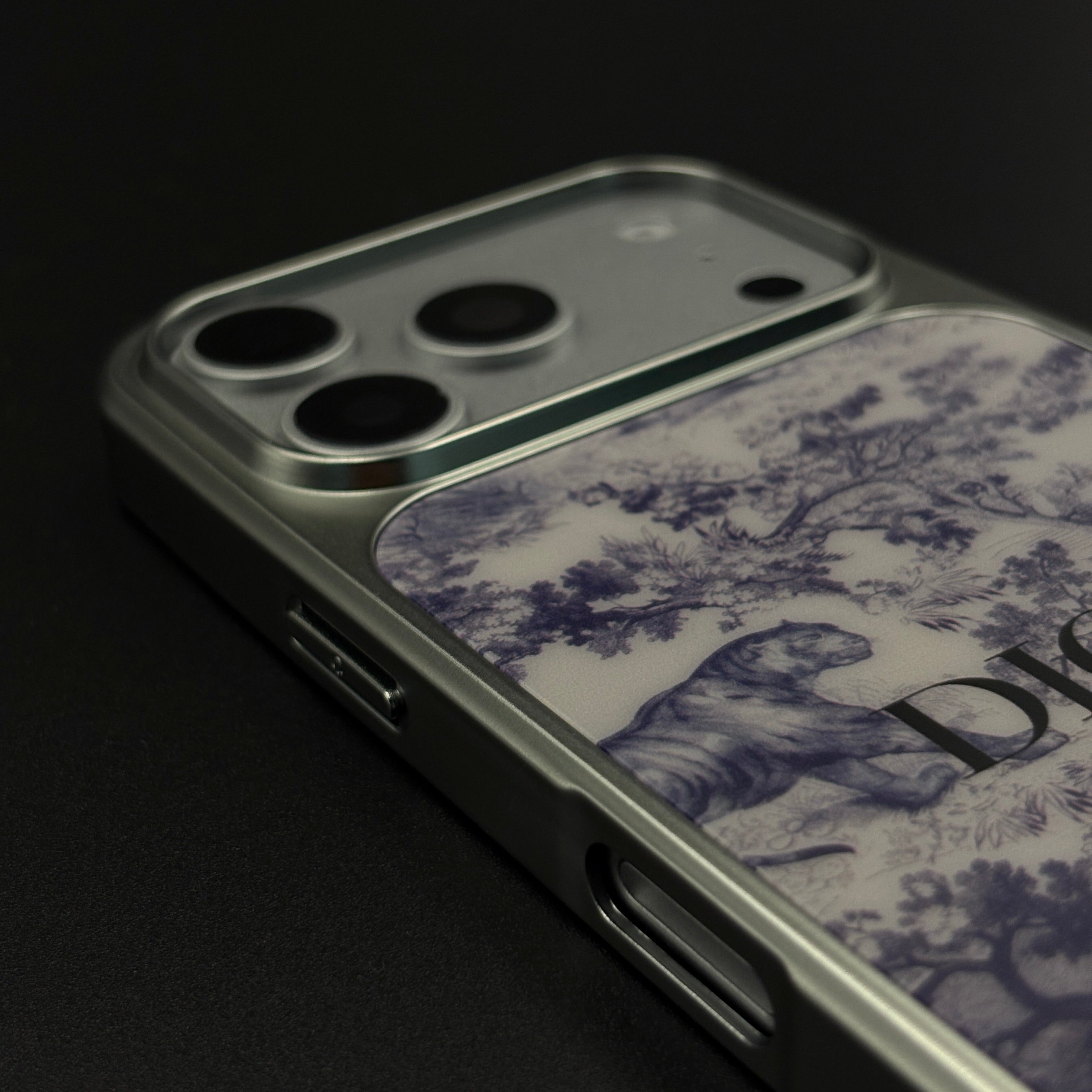 CD Toile Bloom Designer Case for iPhone 17 Series with Elegant Floral Heritage Print