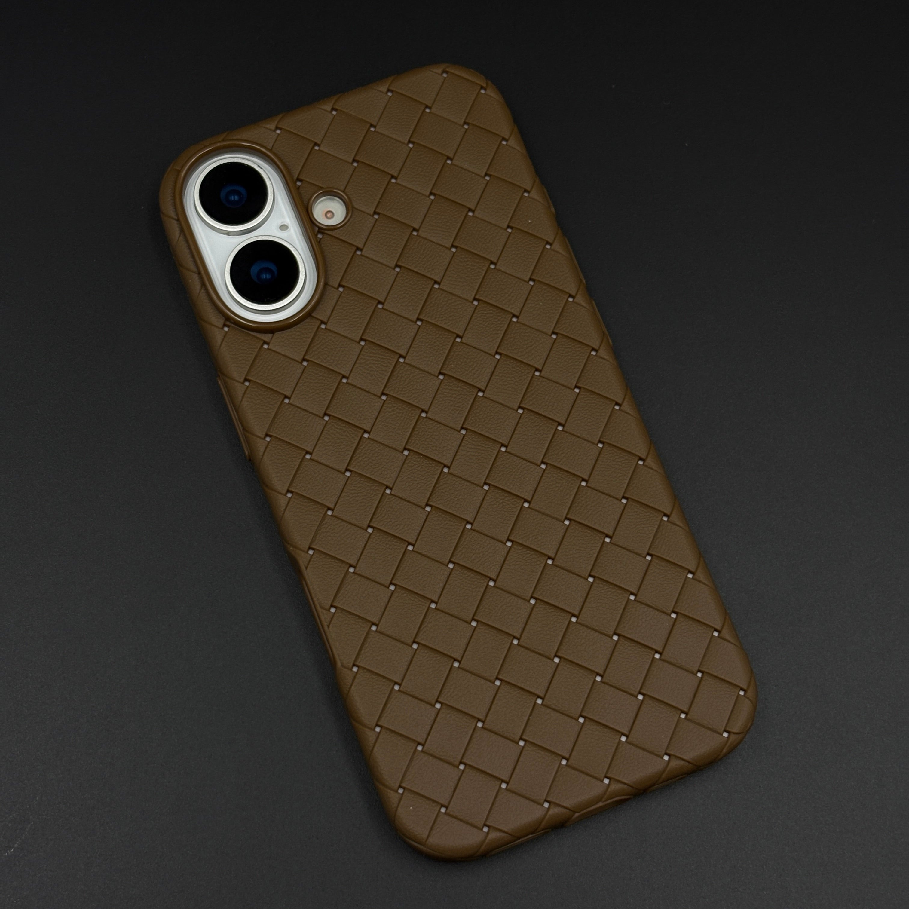 Woven Leather Mobile Case Cover for iPhone 17 | Basket Weave Slim Protection