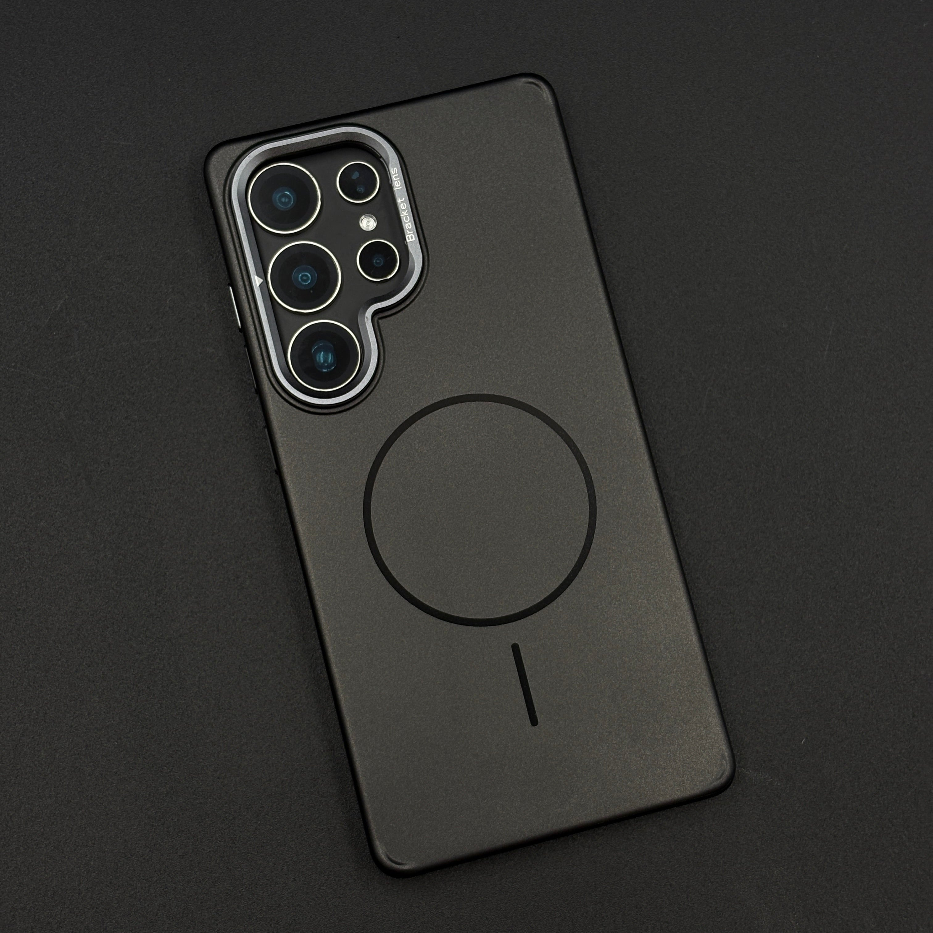 Matte Case Hidden Kickstand for Samsung Galaxy S25 Ultra | MagSafe Compatible | Sleek Slim Fit