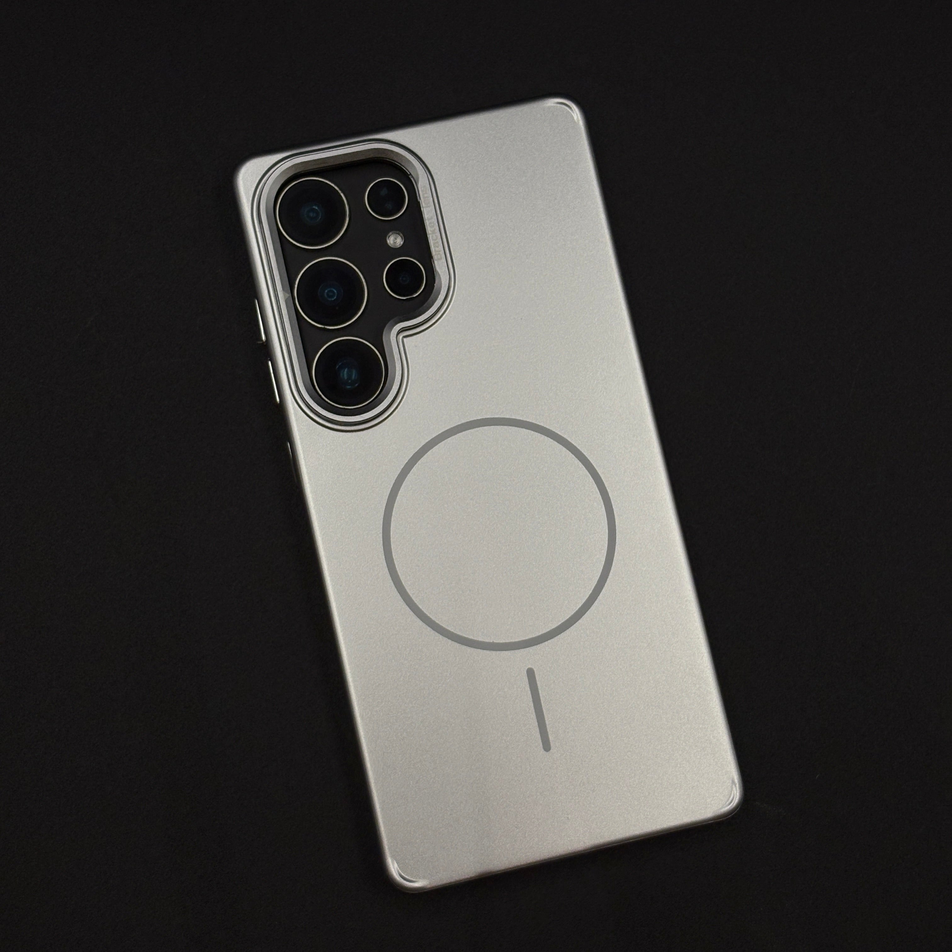 Matte Case Hidden Kickstand for Samsung Galaxy S25 Ultra | MagSafe Compatible | Sleek Slim Fit