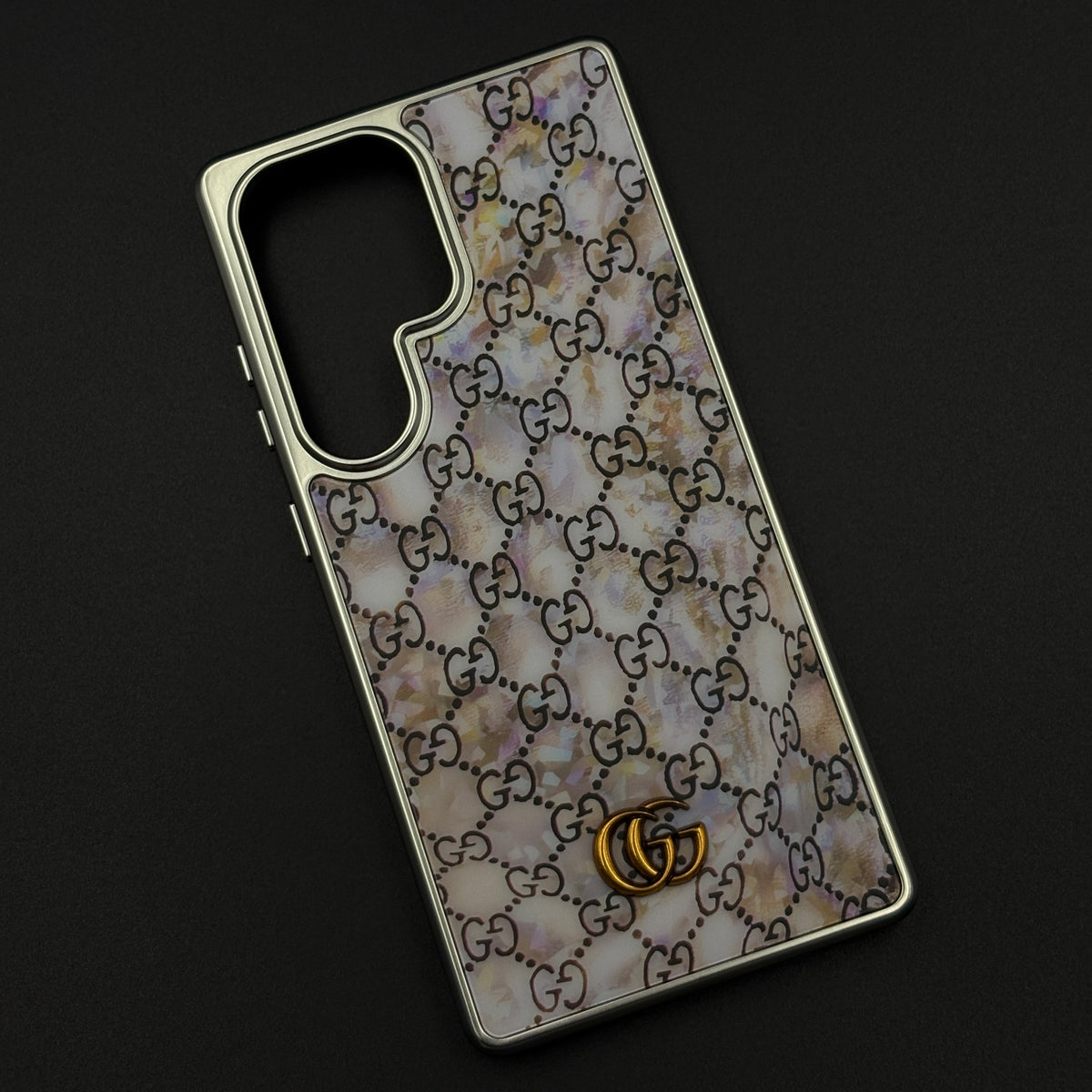 Pastel GG Monogram Luxe Case for Samsung Galaxy S25 Ultra