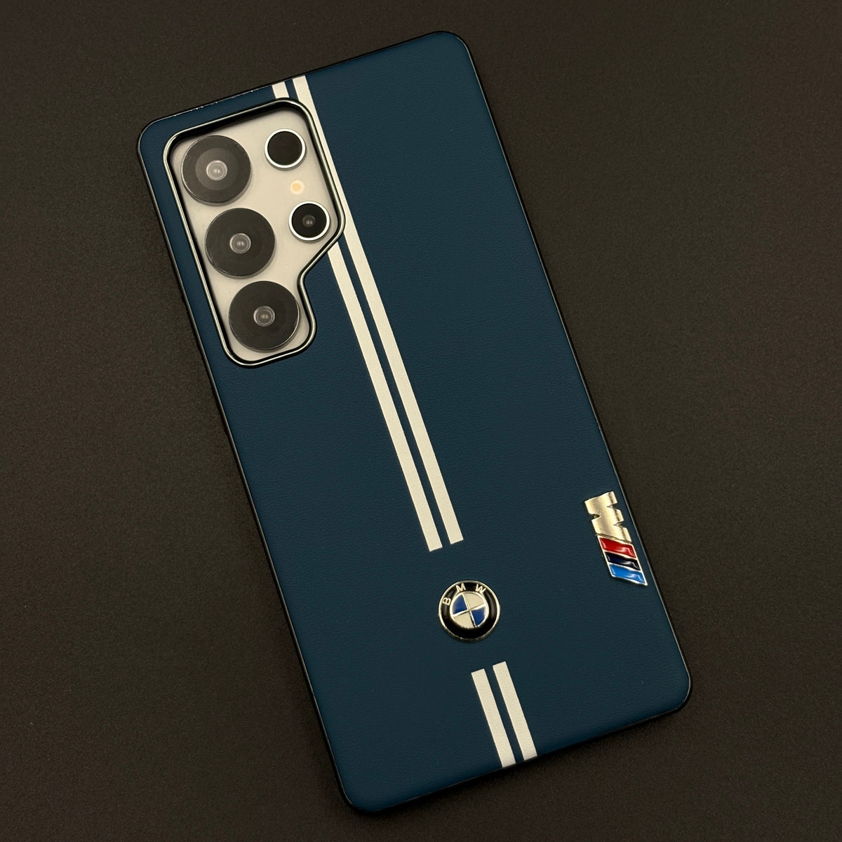 Motorsport Inspired M Performance Stripe Leather Case for Samsung Galaxy S25 Ultra