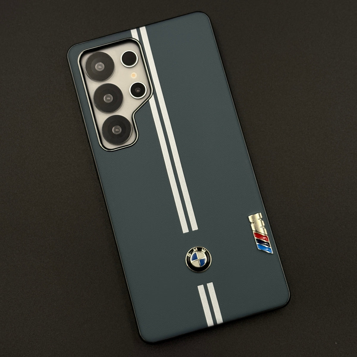 Motorsport Inspired M Performance Stripe Leather Case for Samsung Galaxy S25 Ultra