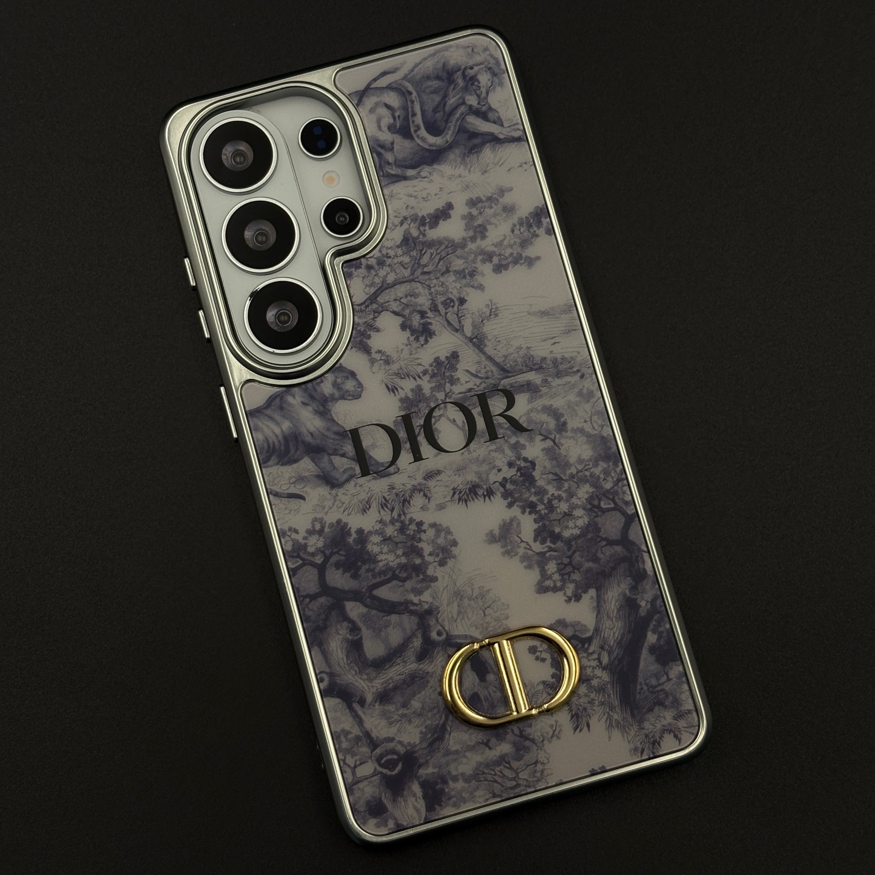 CD Toile Bloom Designer Case for Samsung Galaxy S26 Ultra with Elegant Floral Heritage Print