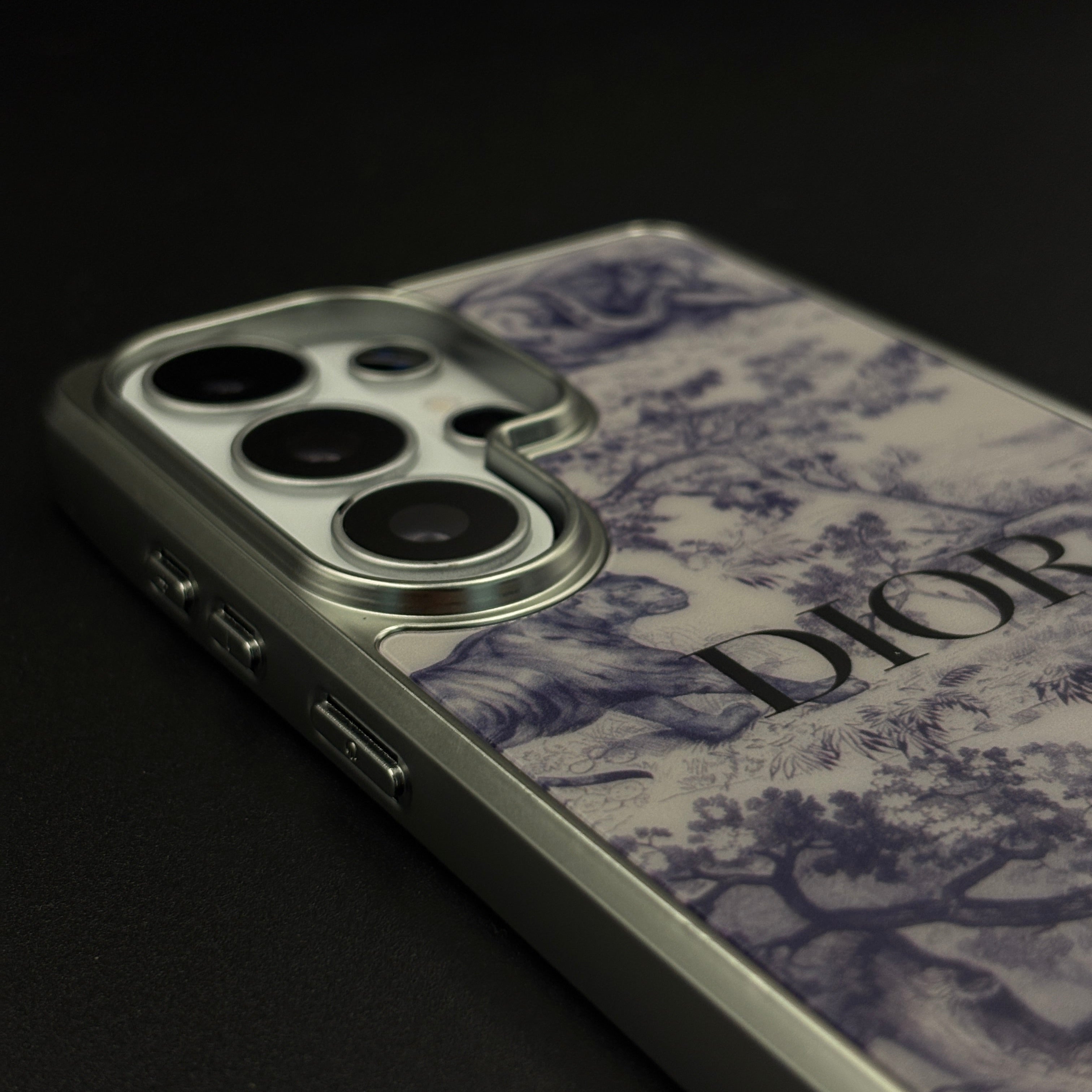 CD Toile Bloom Designer Case for Samsung Galaxy S26 Ultra with Elegant Floral Heritage Print