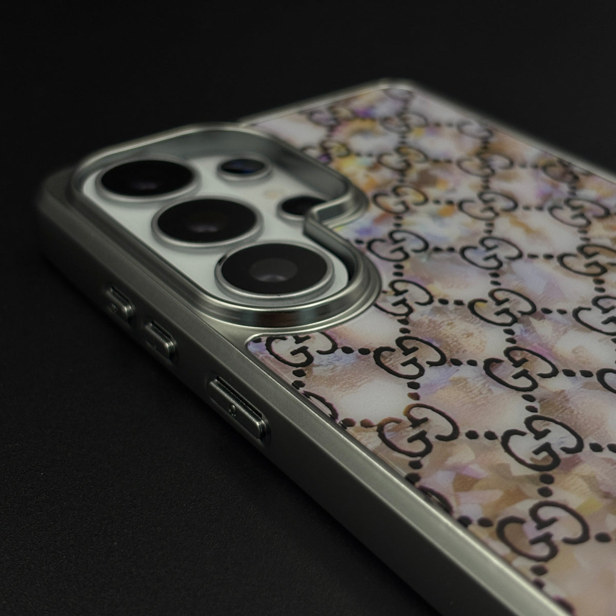 Pastel GG Monogram Luxe Case for Samsung Galaxy S26 Ultra