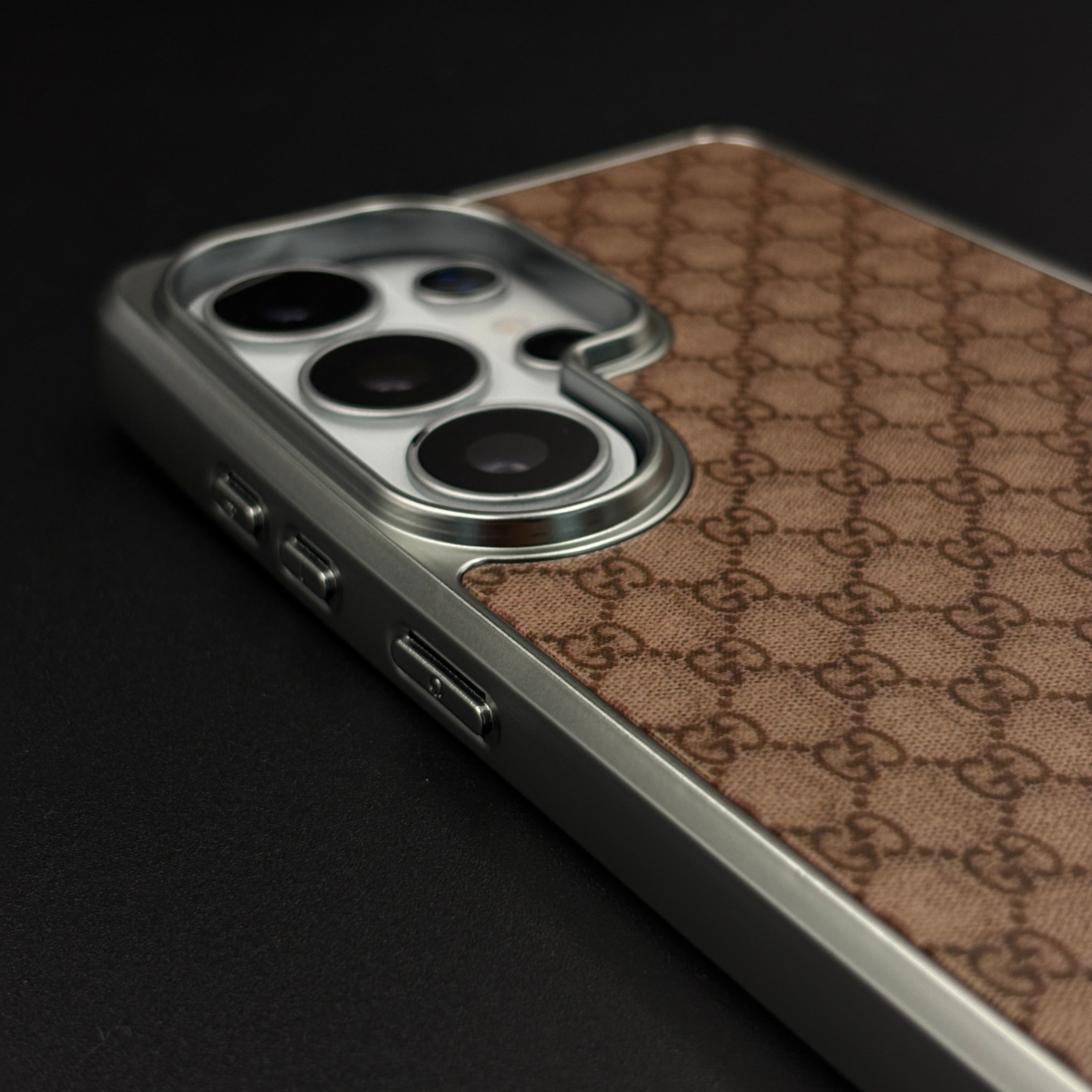 GG Monogram Luxe Pattern Designer Case for Samsung Galaxy S26 Ultra
