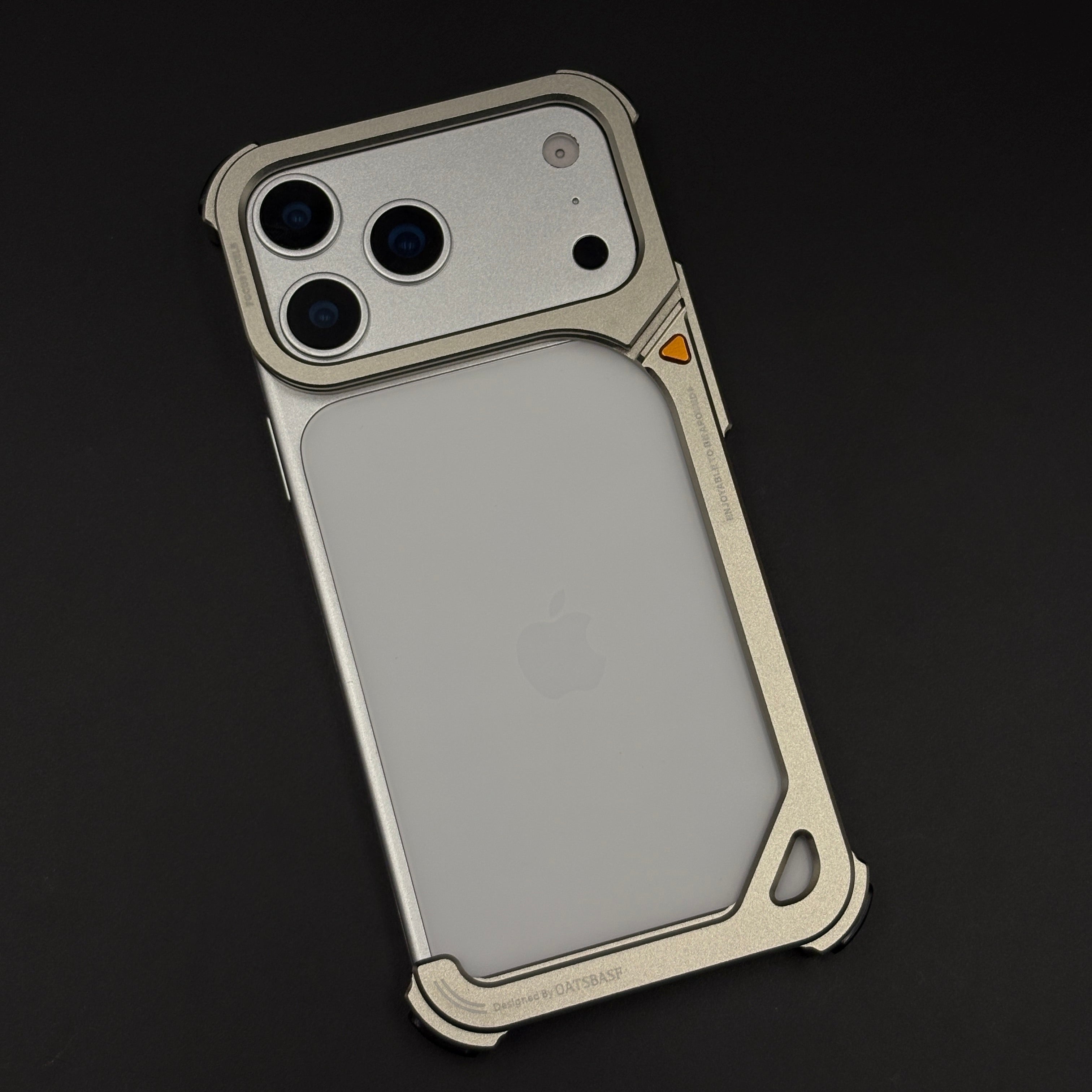 Metal Bumper Mobile Back Case Cover for iPhone 17 Series | Industrial Slim Protective Frame