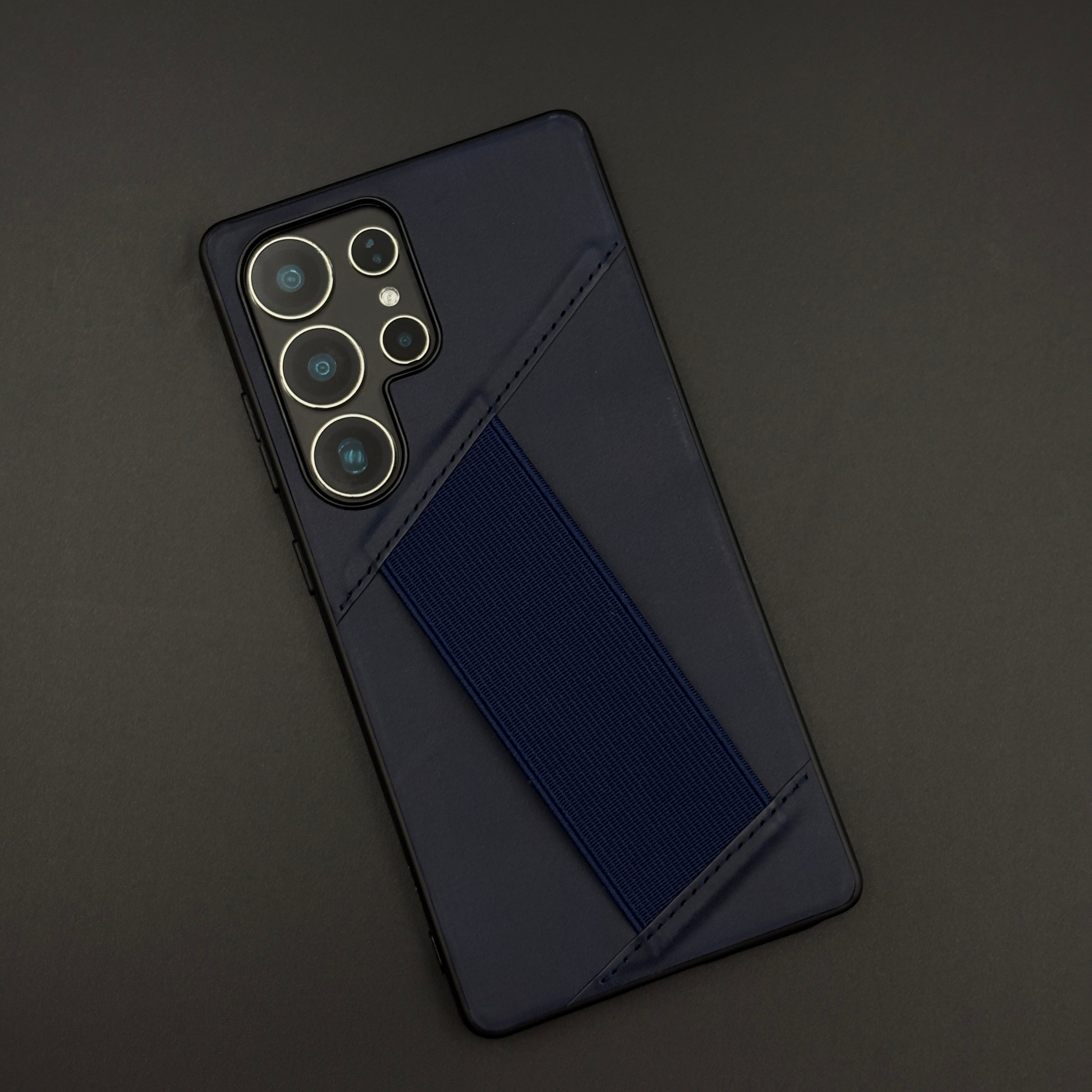 Leather Band Case for Samsung Galaxy S25 Ultra | Shockproof Grip Protective Cover