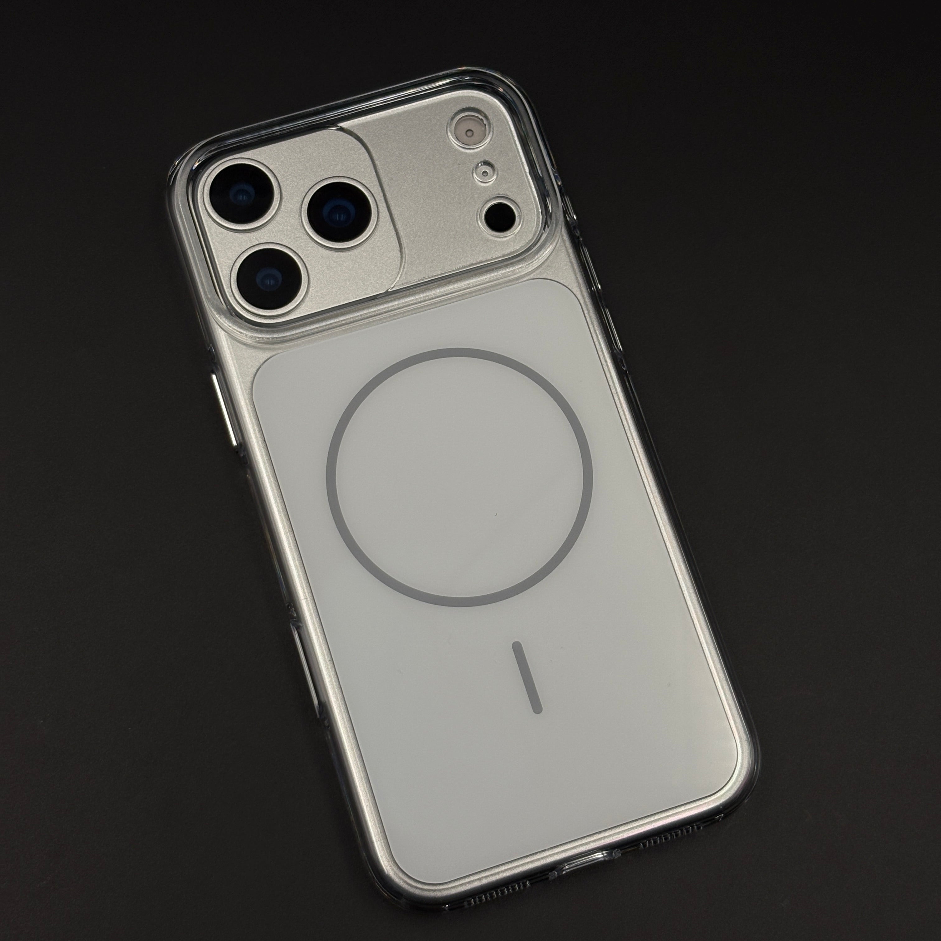 Color Anti‑Yellow MagSafe Mobile Case Cover for iPhone 17 Series | Transparent Shockproof Back