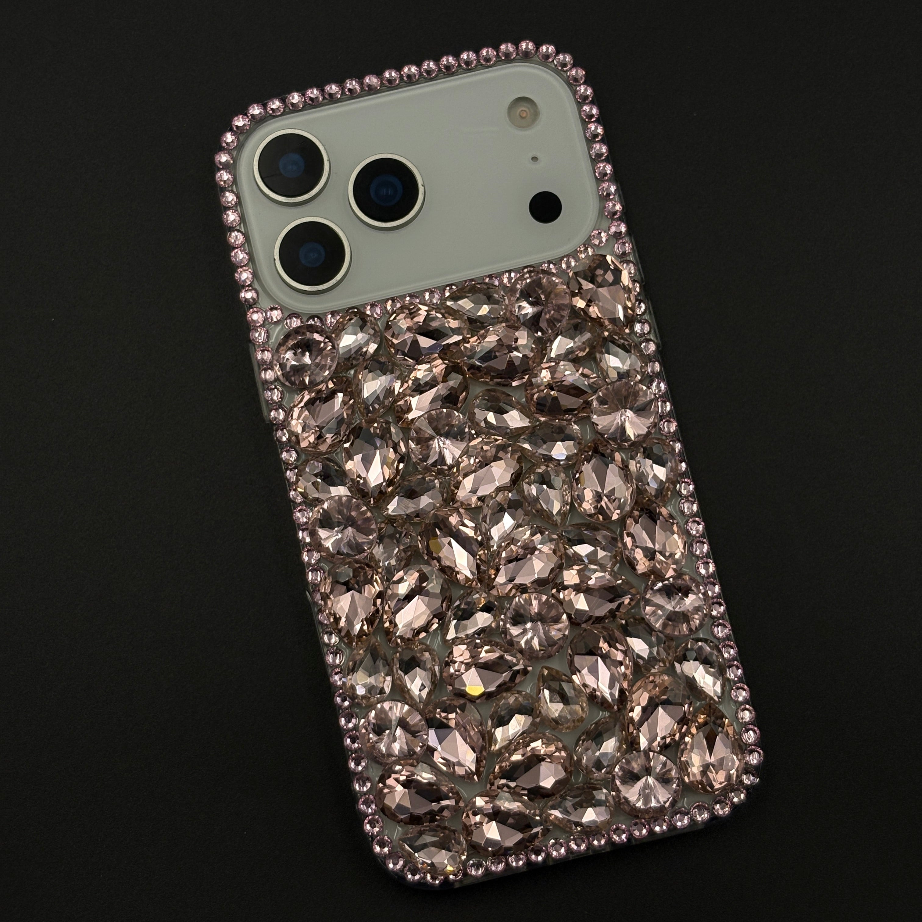 Gemstone Luxe Case for iPhone 17 Series with Crystal Embellishment and Elegant Sparkle