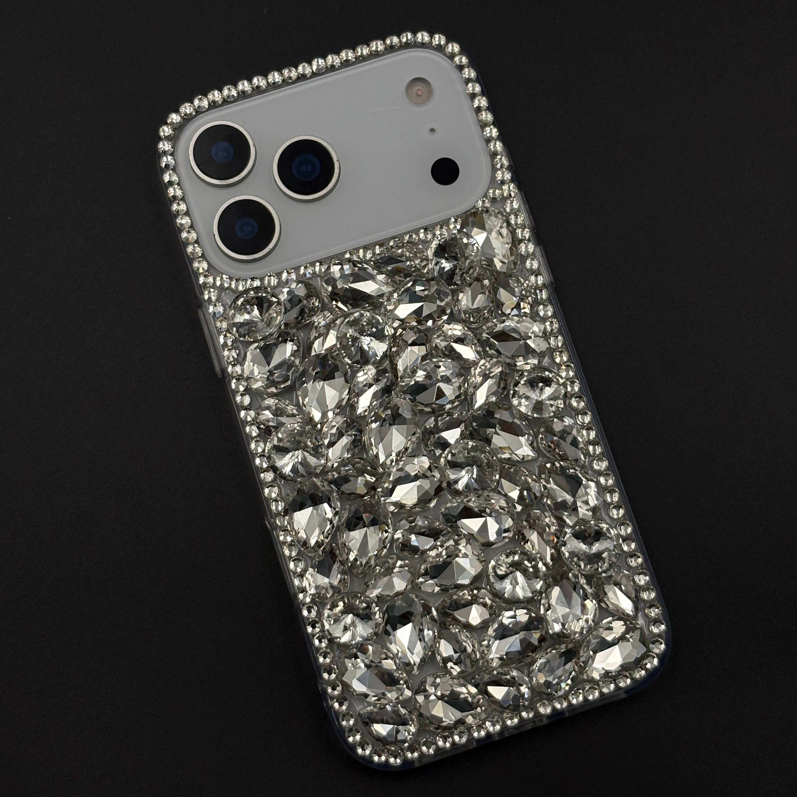 Gemstone Luxe Case for iPhone 17 Series with Crystal Embellishment and Elegant Sparkle
