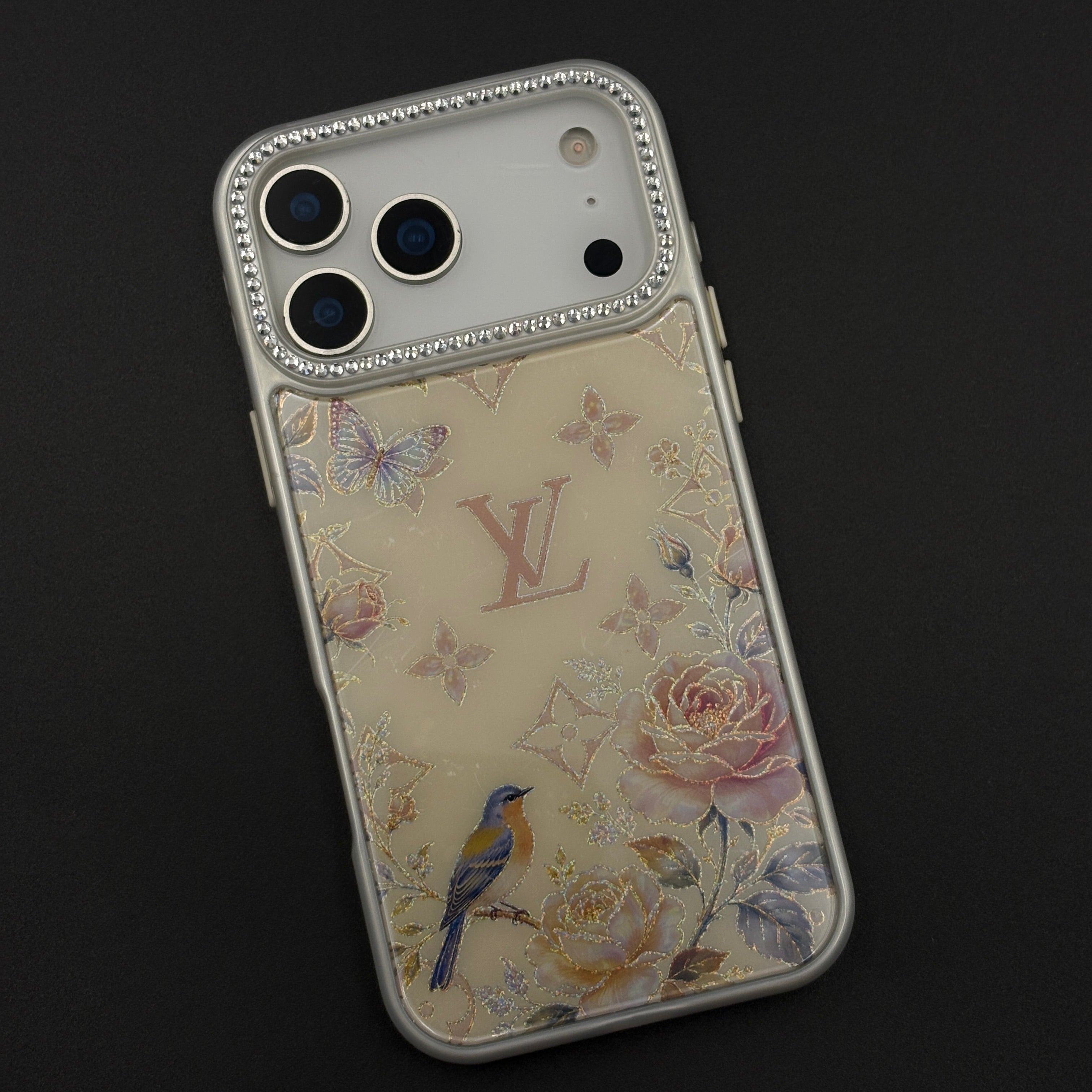 Luxury Fashion Brand Botanical Luxe Case for iPhone 17 Series with Elegant Floral Artwork