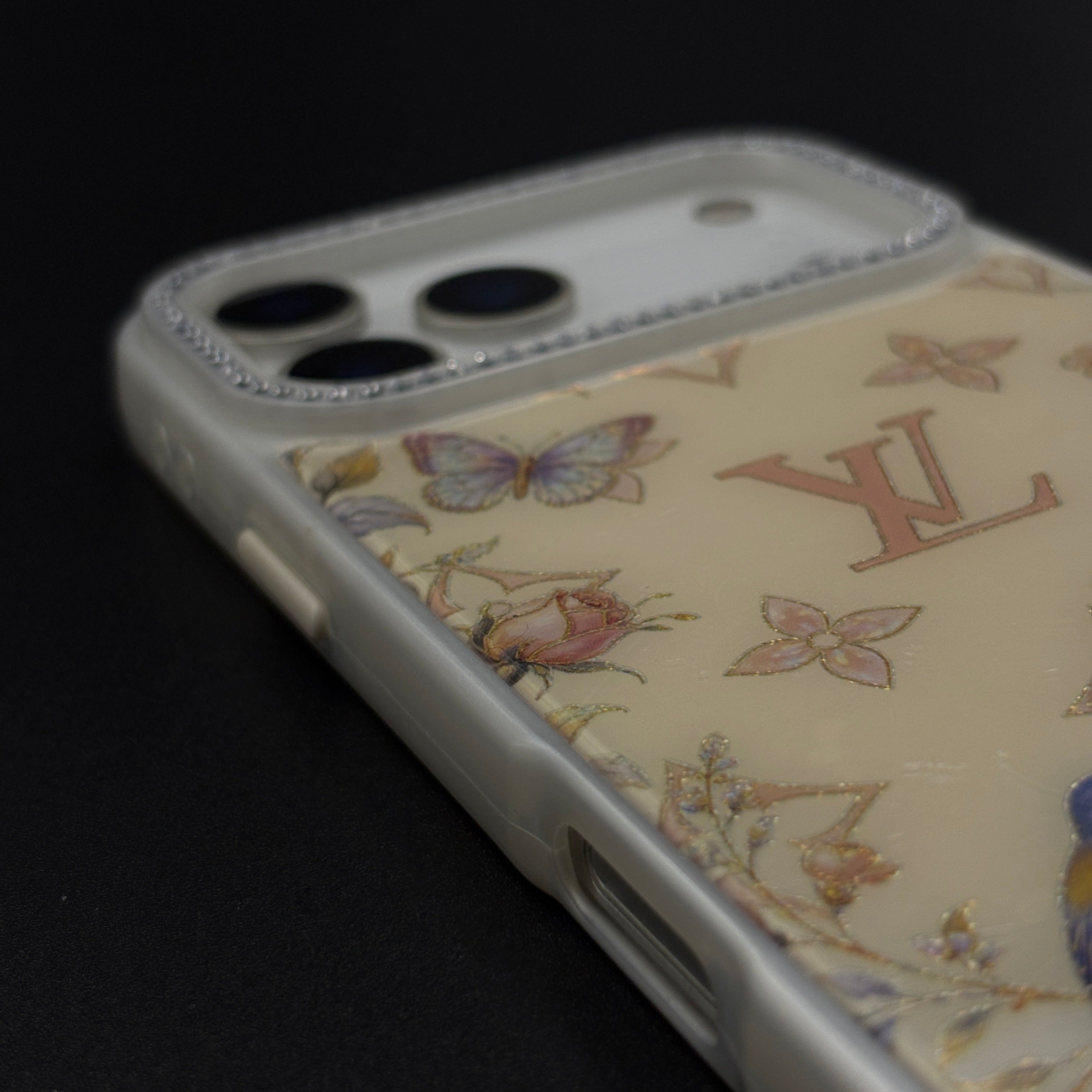 Luxury Fashion Brand Botanical Luxe Case for iPhone 17 Series with Elegant Floral Artwork