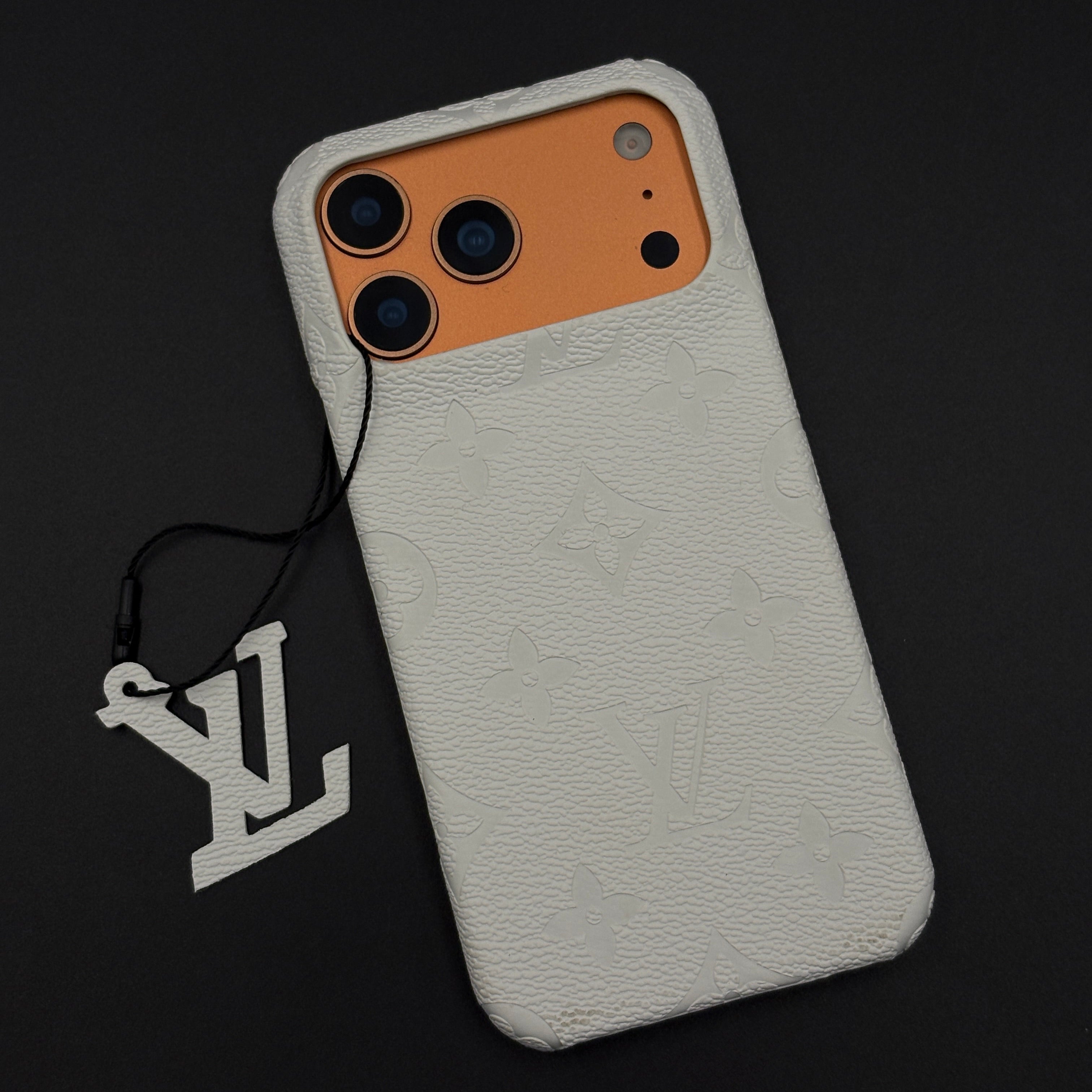 Luxury Branded Monogram Mobile Case Cover for iPhone 17 Series | Embossed Logo | Designer inspired