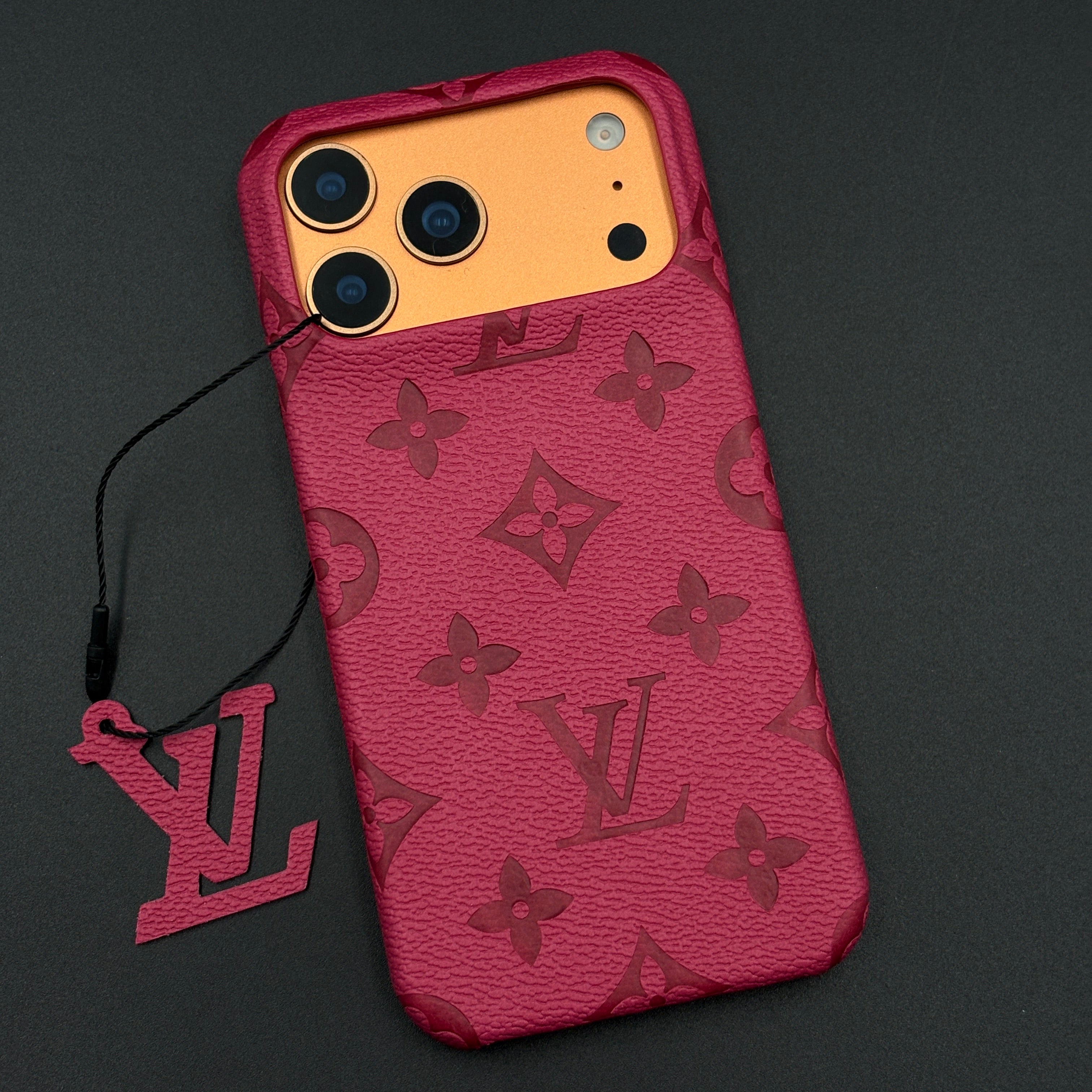 Luxury Branded Monogram Mobile Case Cover for iPhone 17 Series | Embossed Logo | Designer inspired