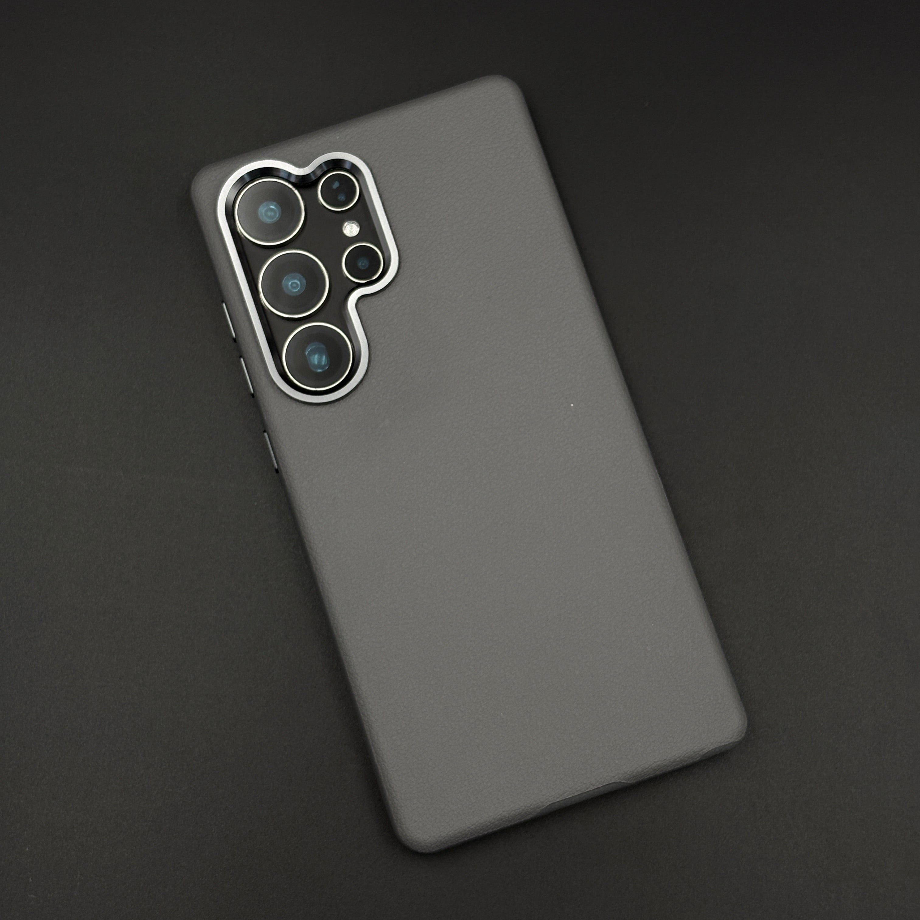 Wireless Charging Leather Case for Samsung Galaxy S25 Ultra | Hidden MagSafe | Elegant Luxury Cover