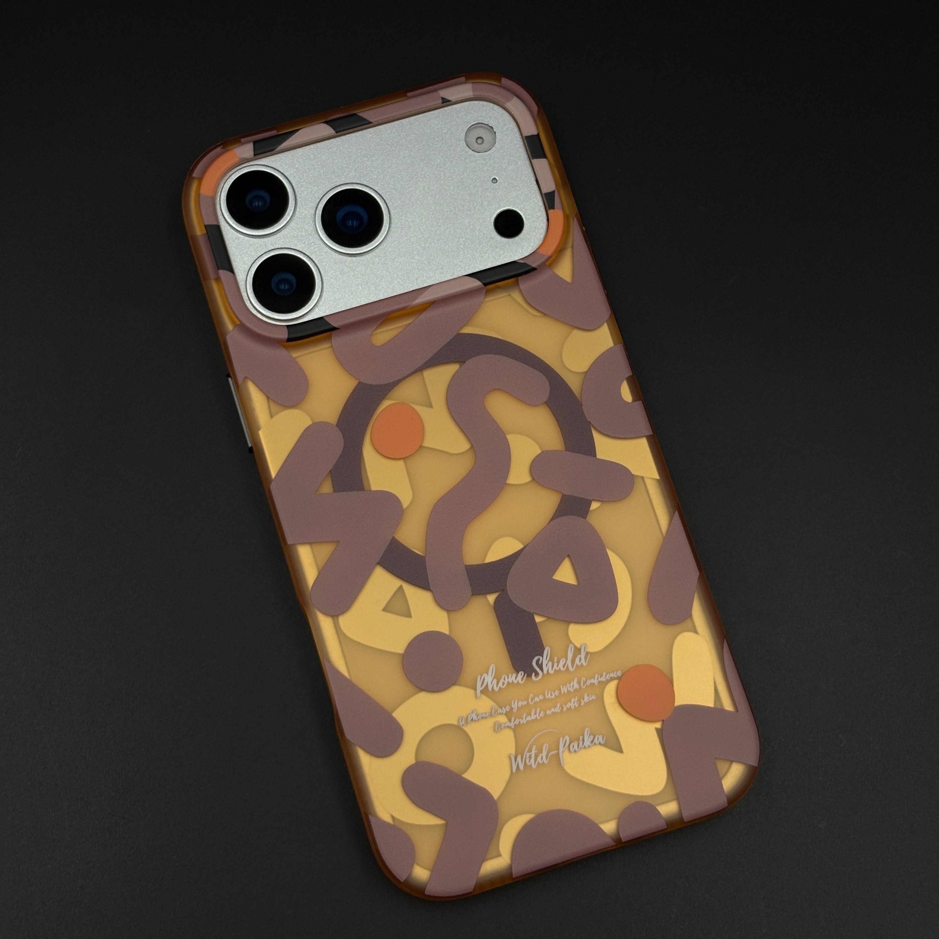 Abstract Fluid Art Translucent Mobile Case Cover for iPhone 17 Series | Organic Wave Phone Shield Cover | Fit for MagSafe