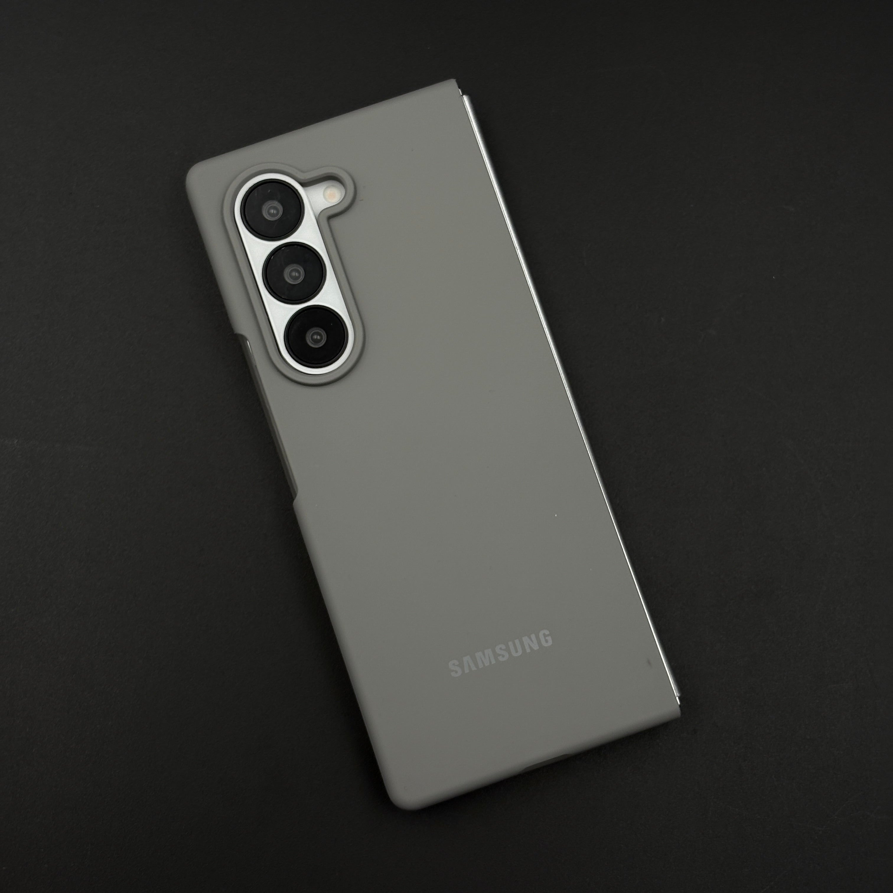 Silicone Case with Silk Feel for Samsung Galaxy Z Fold 6 | Velvet Inner Lining