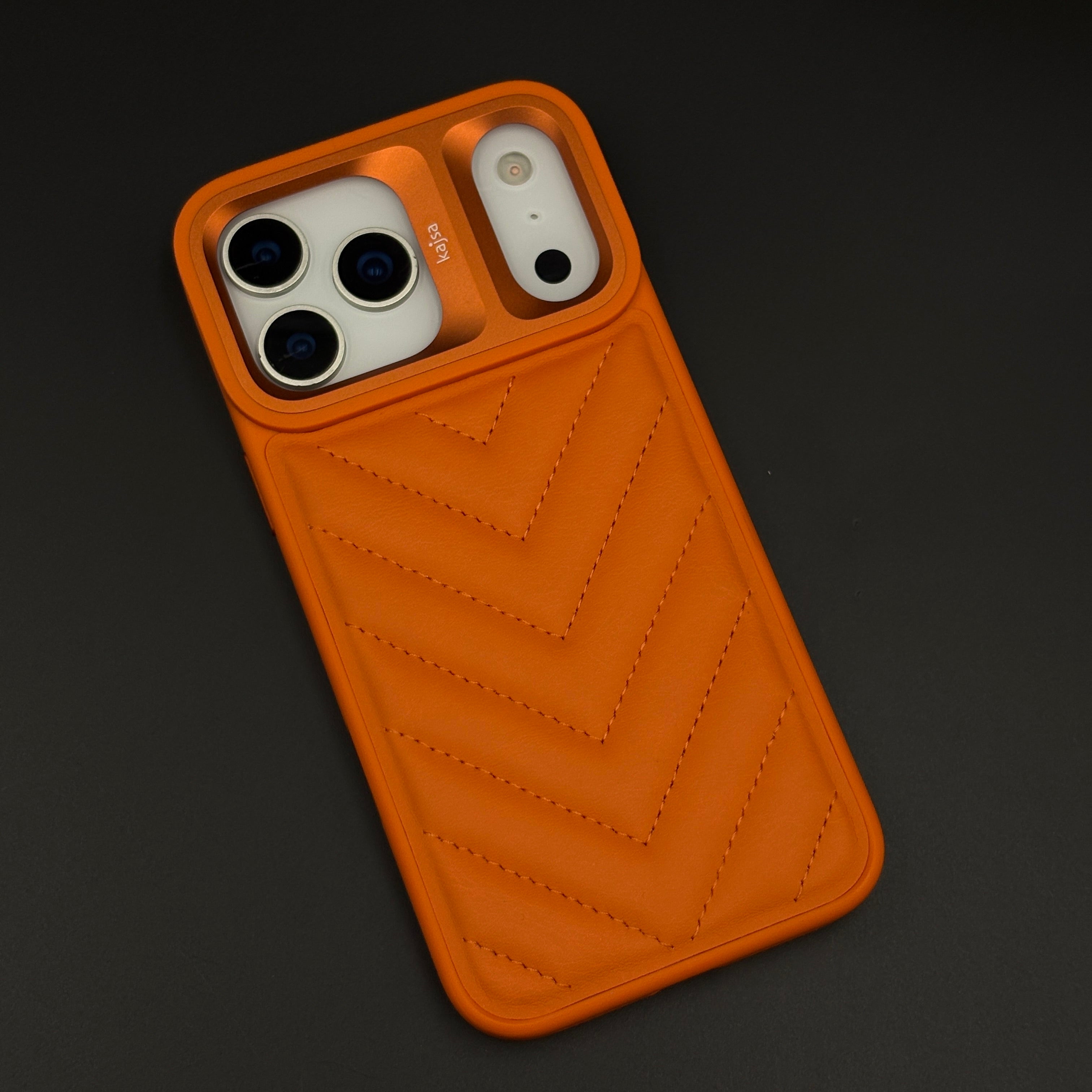 Puffer Quilted Mobile Case Cover with AI Button for iPhone 17 Series