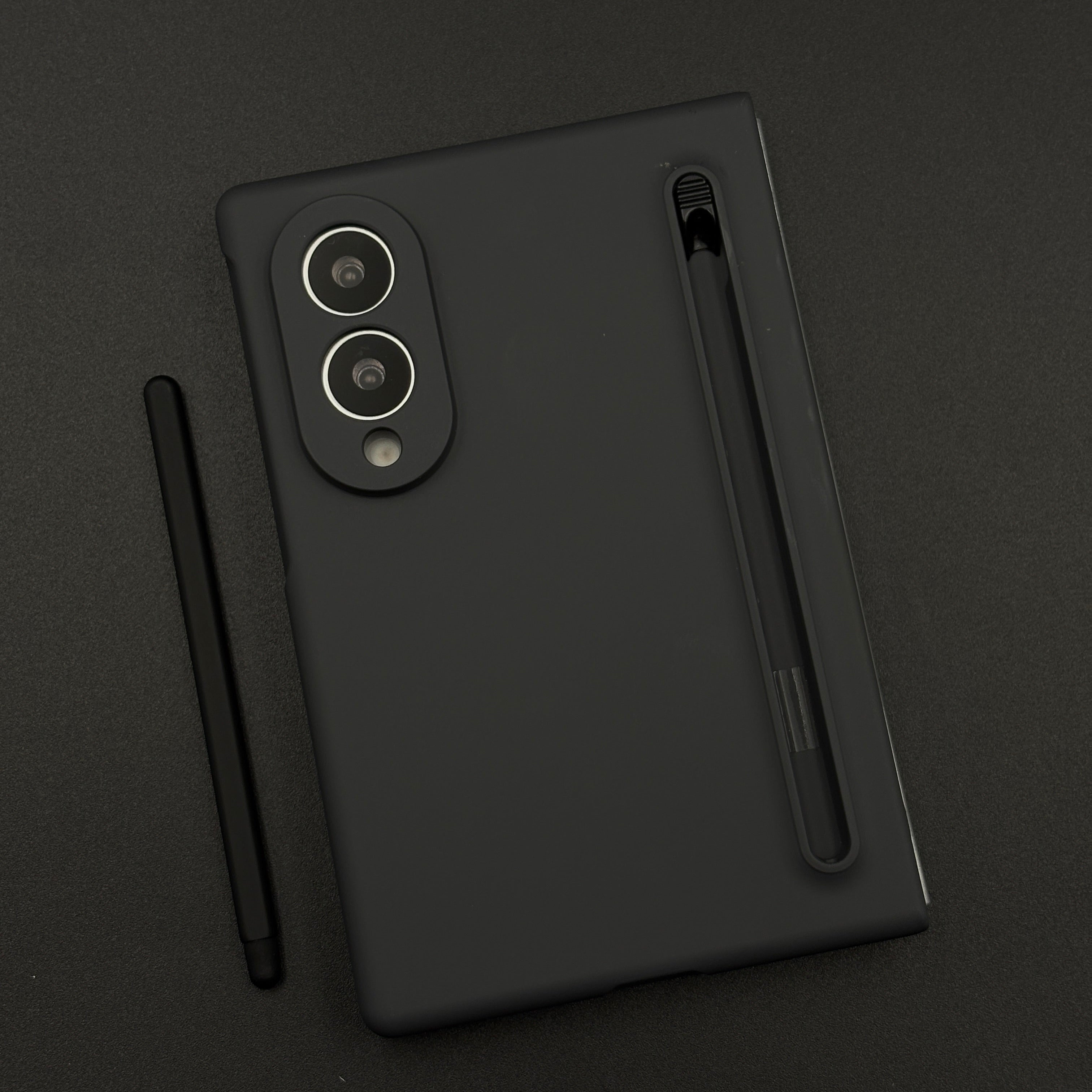 Slim Case with Pen for Samsung Galaxy Z Fold 8 | Soft Matte Finish | Built-In Pen Slot