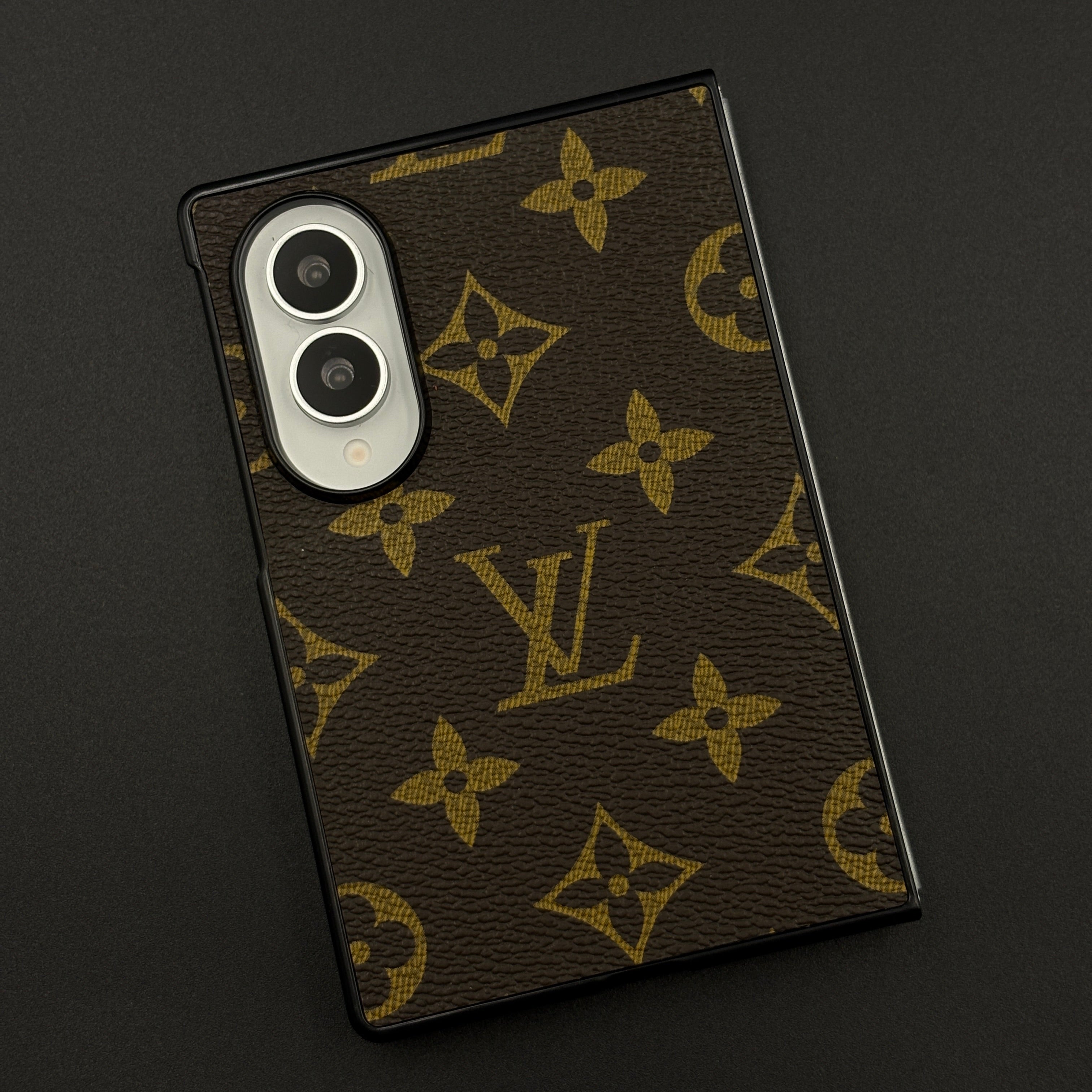 Luxury Fashion Brand PU Leather Case for Samsung Galaxy Z Fold 8 | Designer Heritage Cover