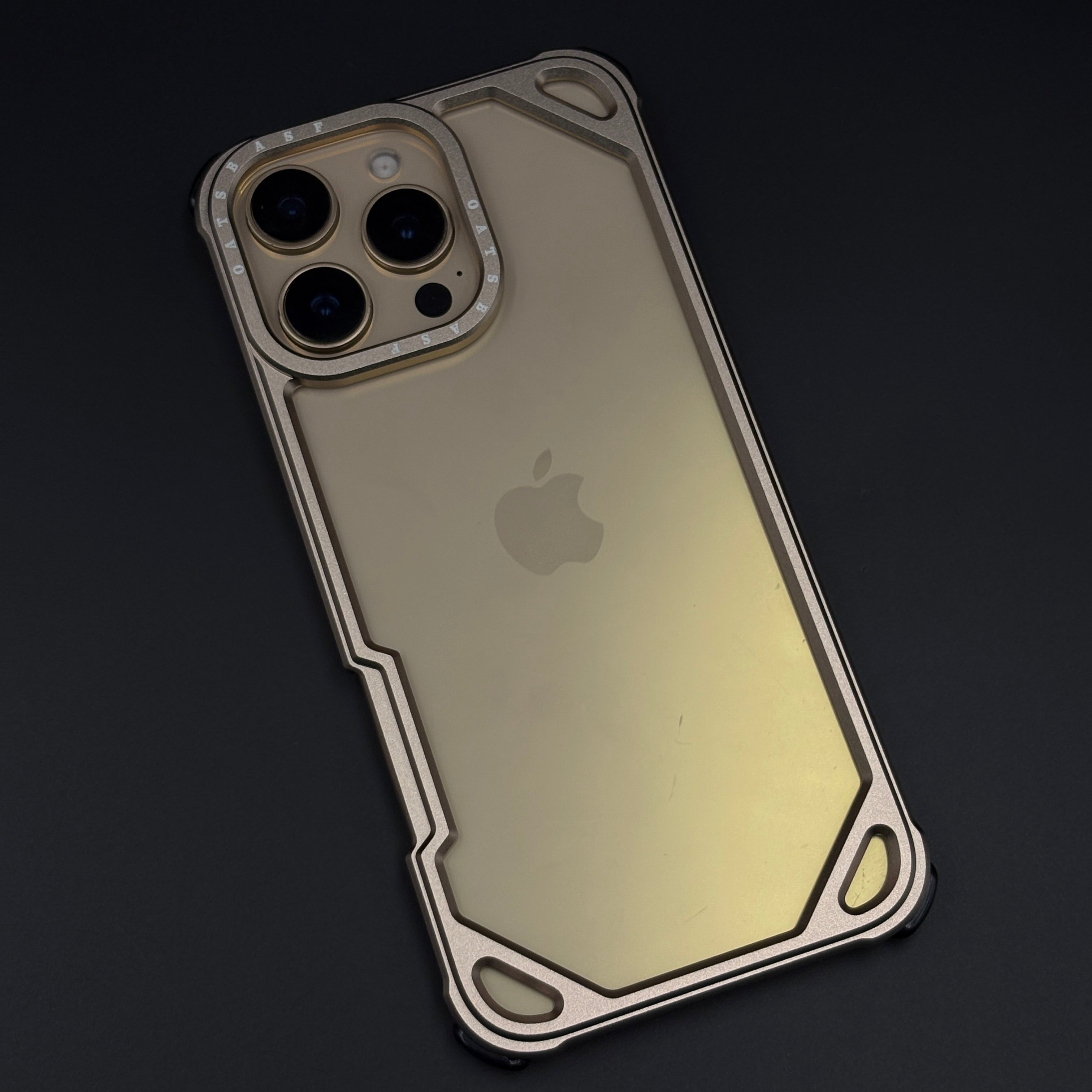 Metal Frameless Border Case for iPhone 16 Pro Max | Lightweight Protective Bumper Frame