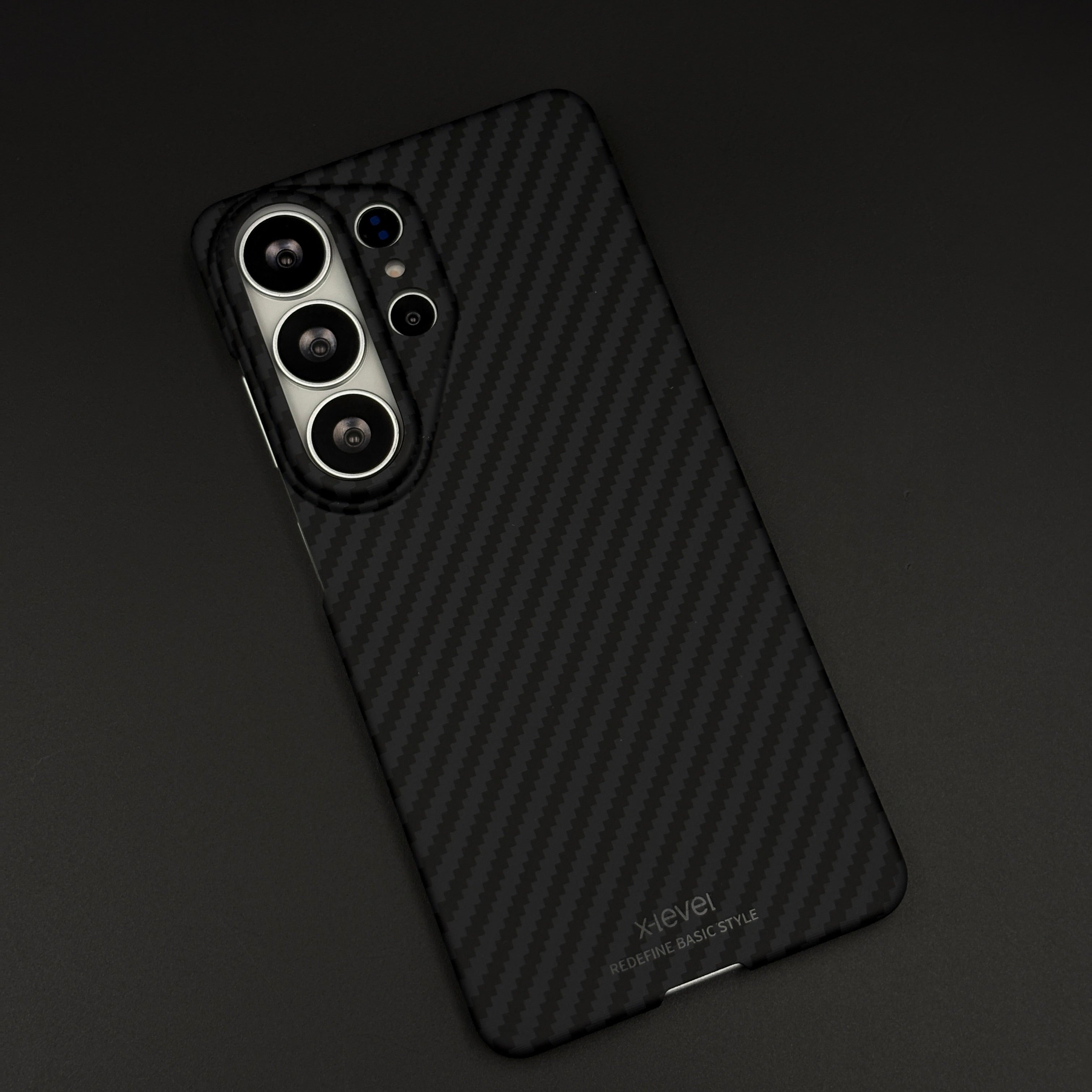 Nanofiber Carbon MagSafe Mobile Case Cover for Samsung Galaxy S26 Ultra | Hidden Magnetic Charging | Ultra-Slim Protection