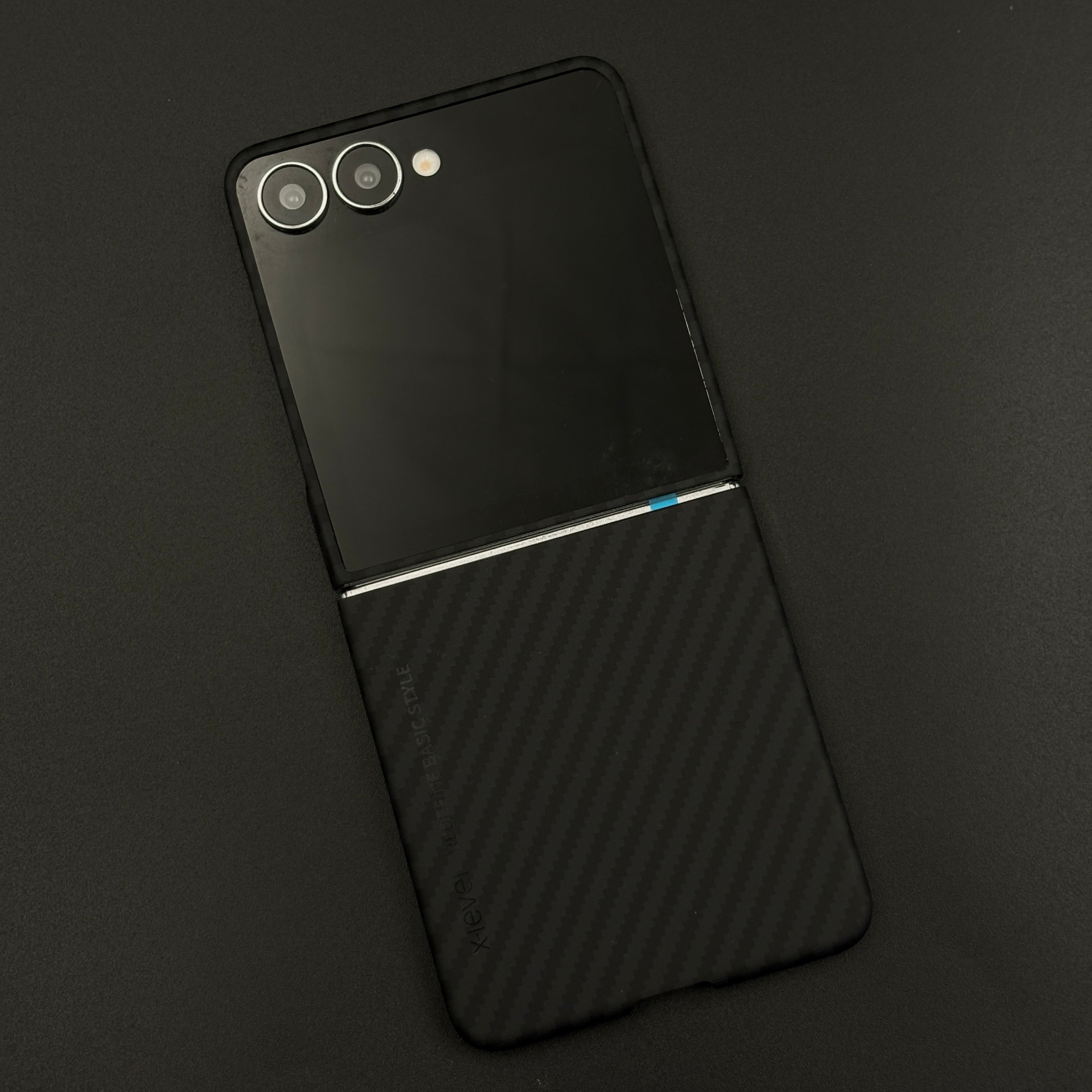Ultra Thin Carbon Fibre Feel Case for Samsung Galaxy Z Flip 7