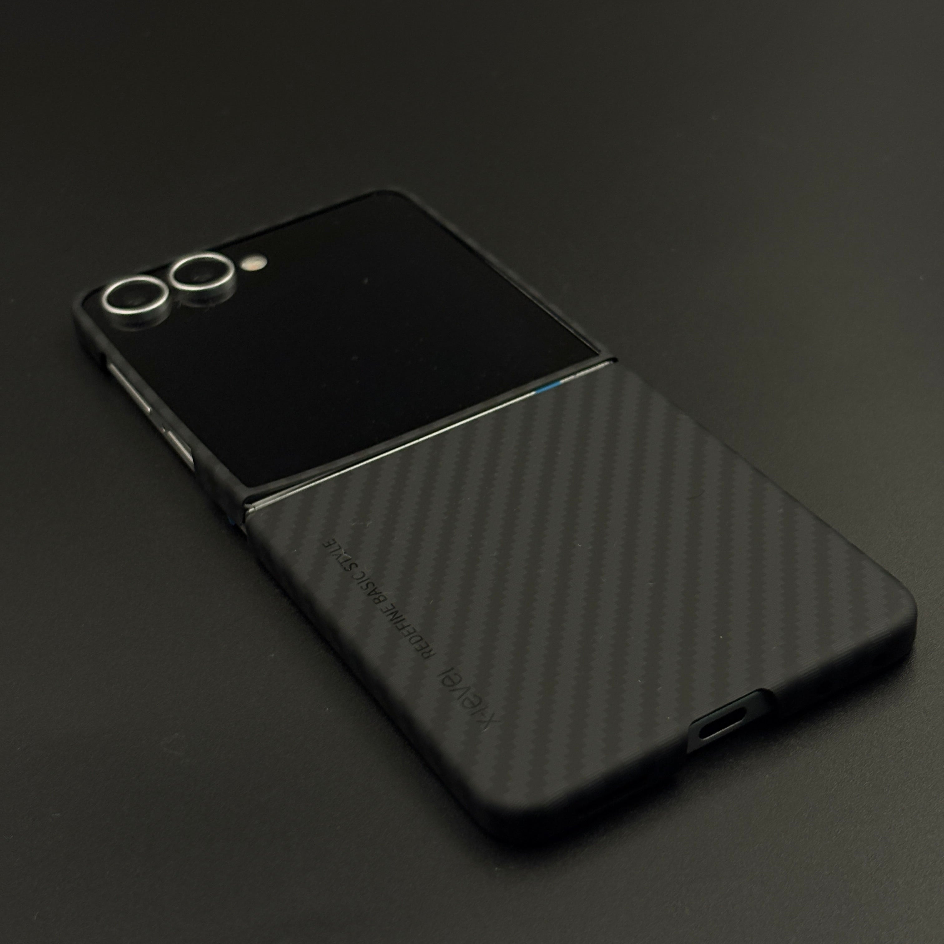 Ultra Thin Carbon Fibre Feel Case for Samsung Galaxy Z Flip 7
