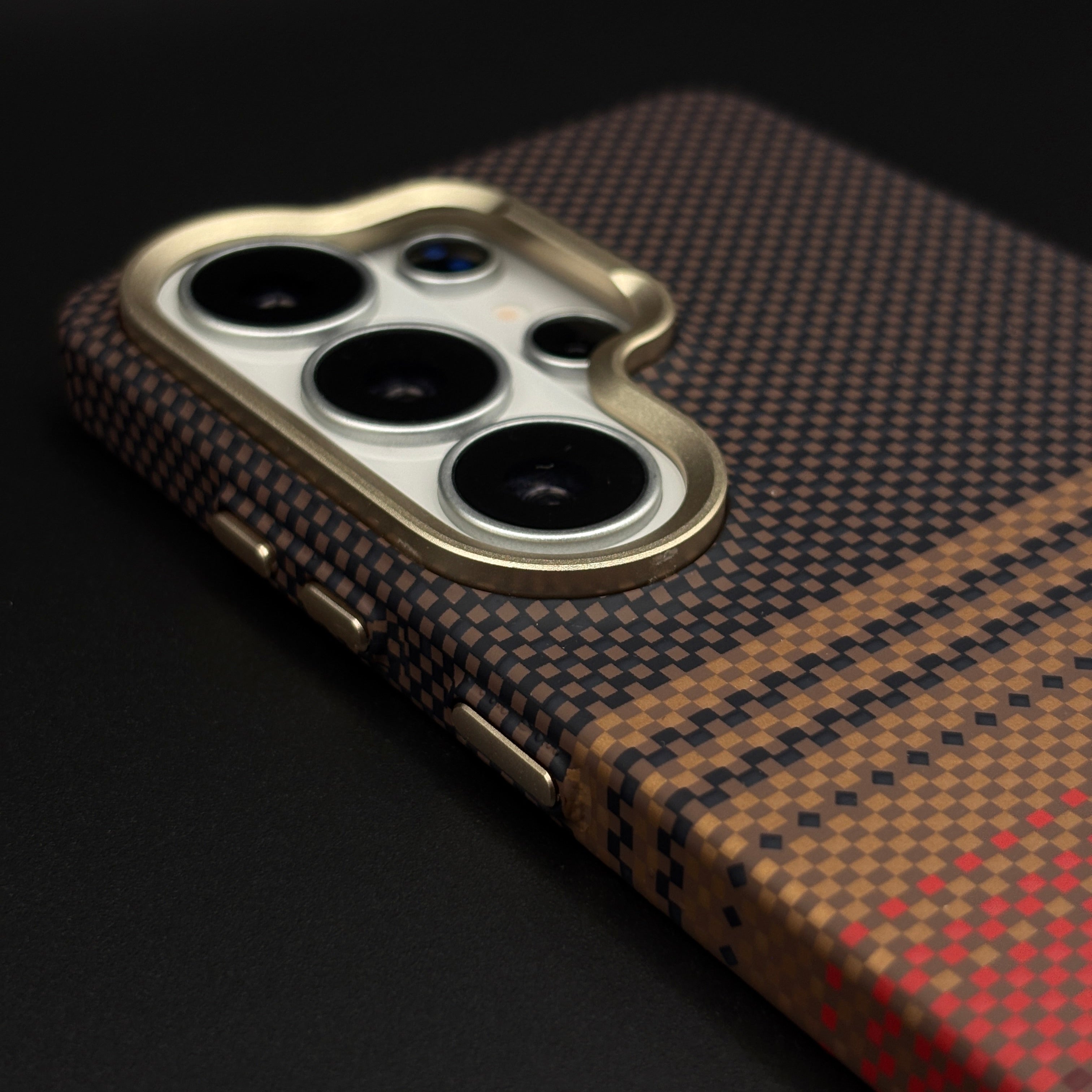 Sunset Stripe Mobile Case Cover for Samsung Galaxy S26 Ultra | Rare Aramid Texture Finish | Real Carbon Fibre Feel | Hidden MagSafe