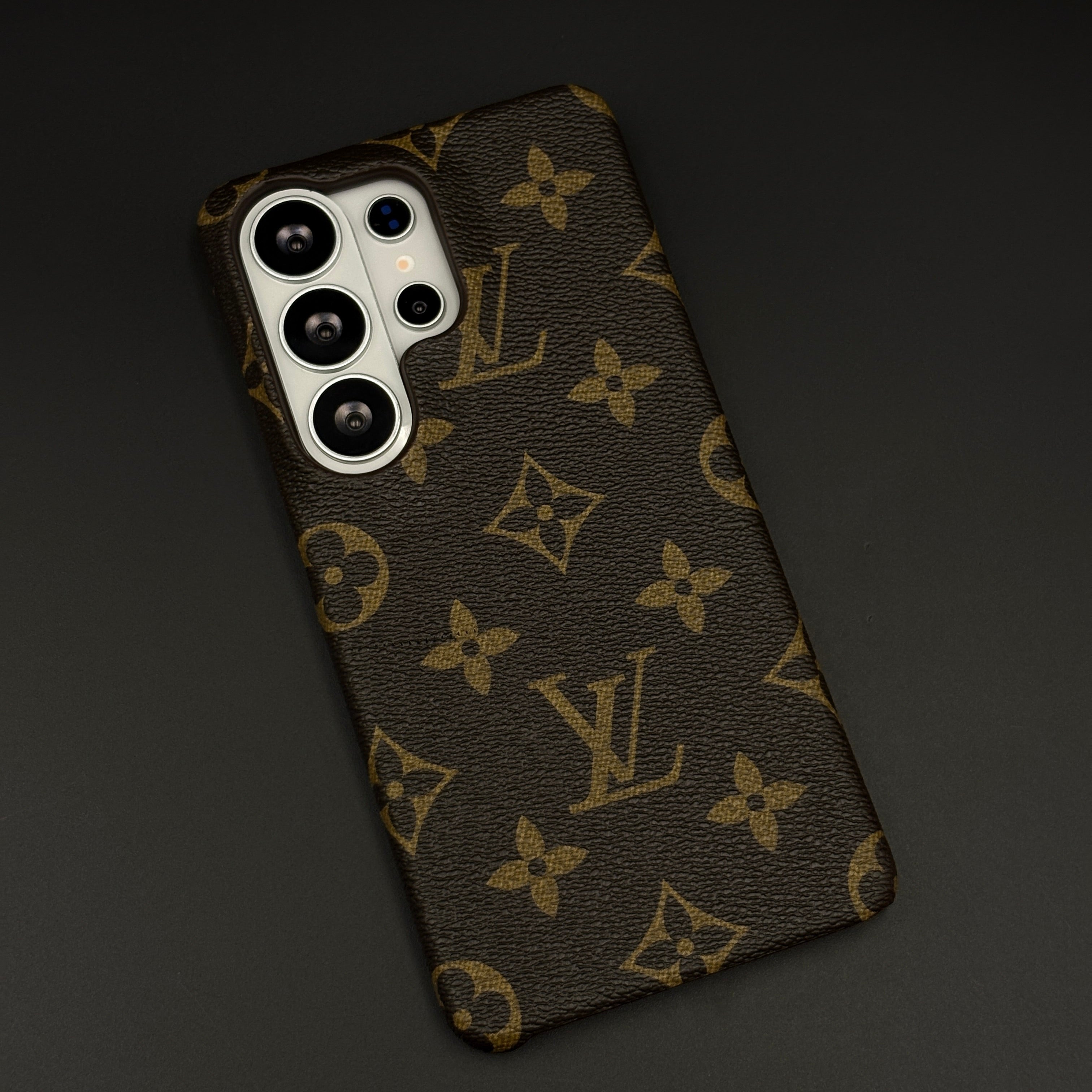 Luxury Brand PU Leather Brand Pattern Case for Samsung Galaxy S26 Ultra | Designer Protective Cover