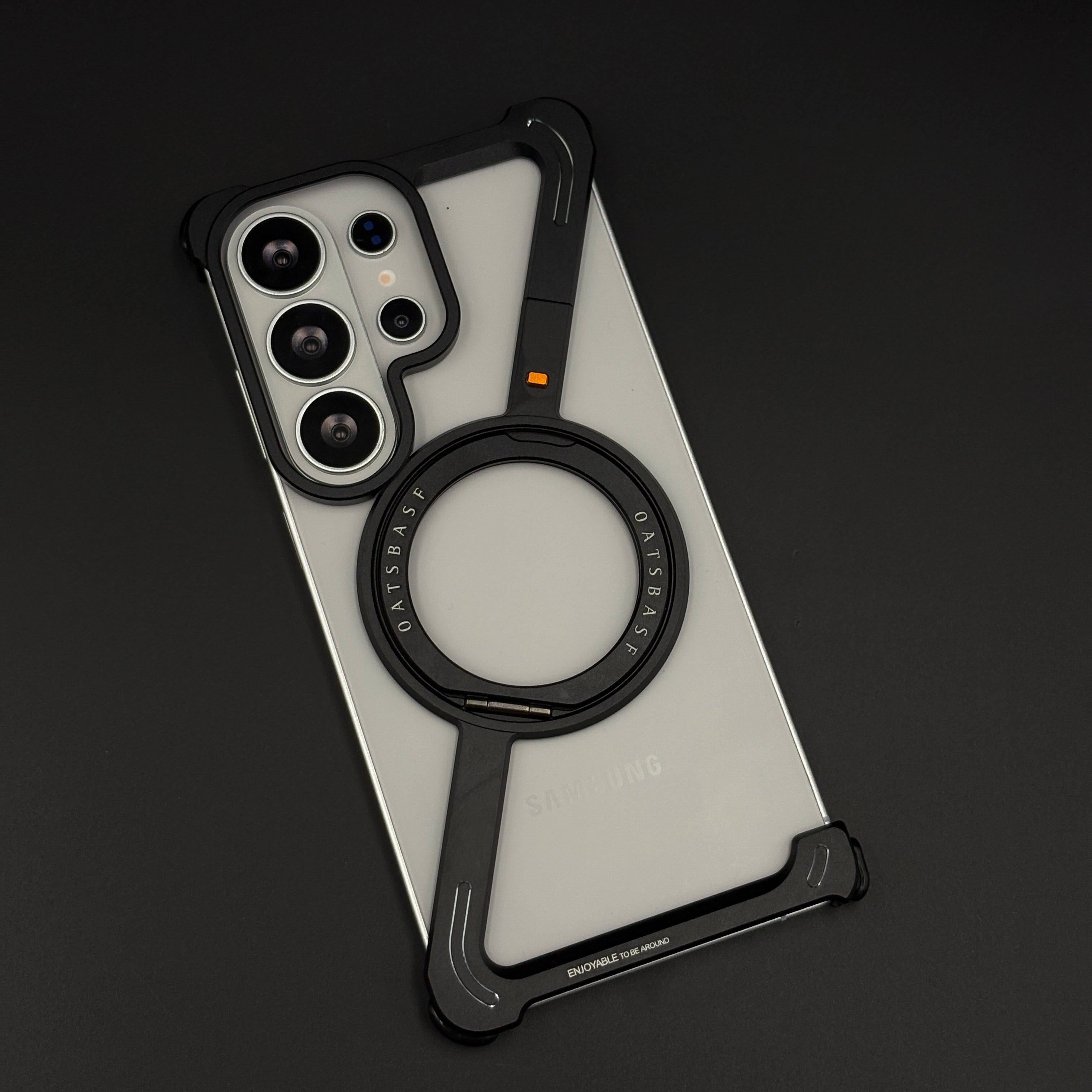 Z Shape Aluminium Metal Rotating Kickstand for Samsung Galaxy S26 Ultra | Frameless Design