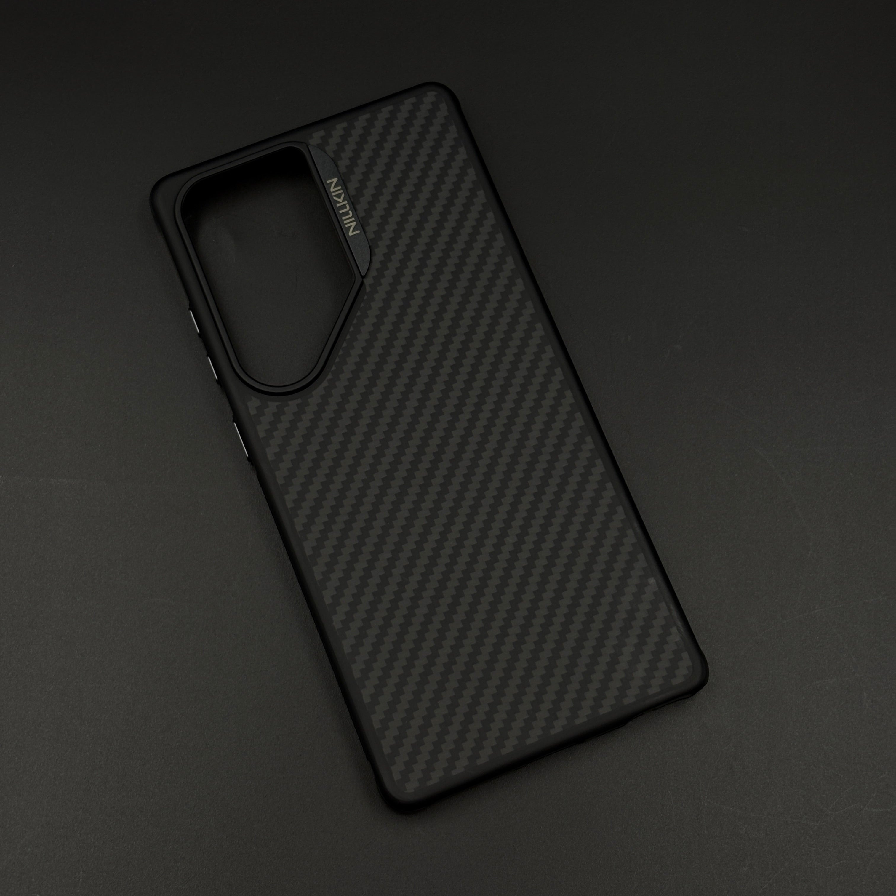 Nillkin Carbon Fiber MagSafe Case for Samsung Galaxy S25 Ultra | Slim Shockproof Cover | Hidden Magnetic Ring