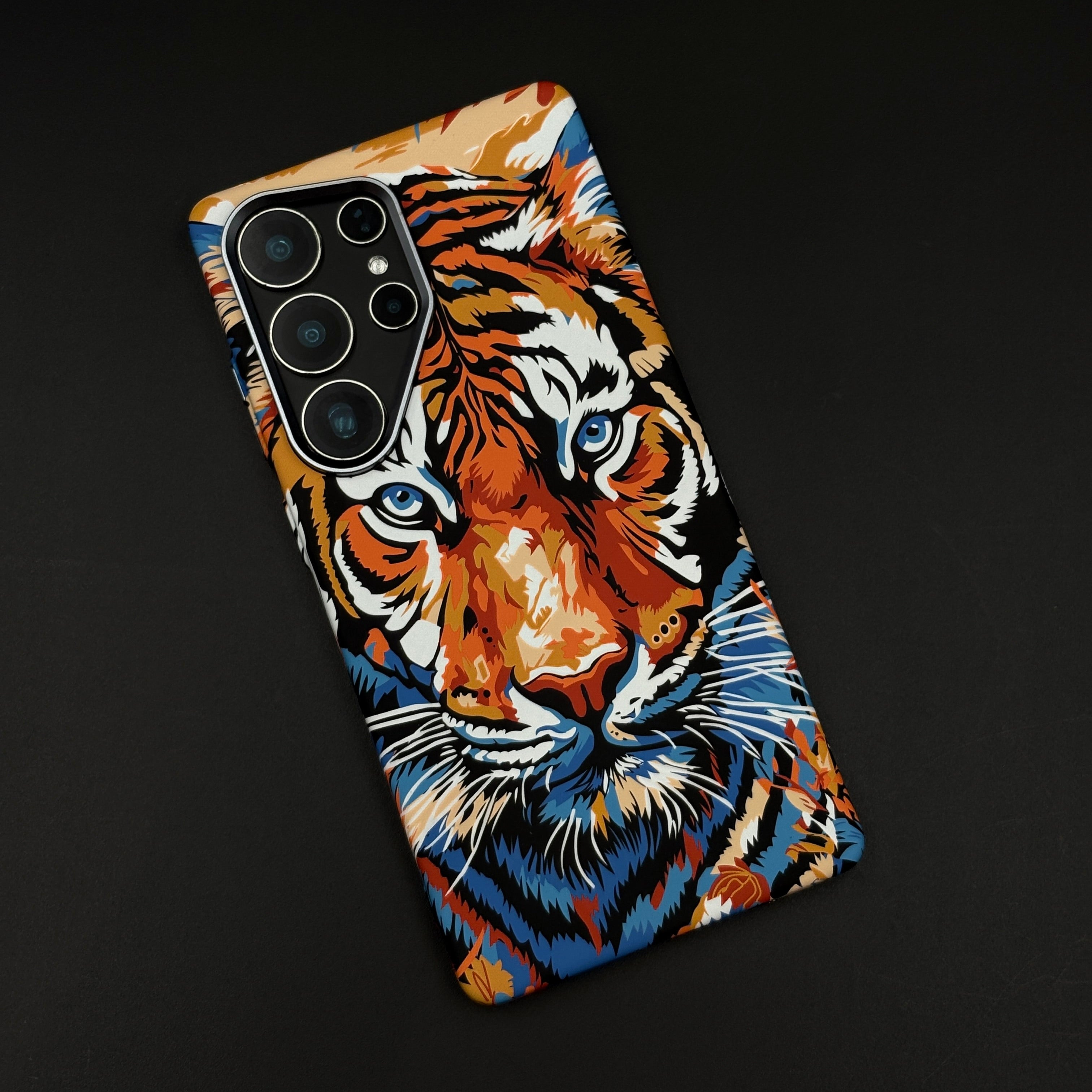 Tiger Premium Slim Case for Samsung Galaxy S25 Ultra | Rare Aramid Texture Finish | Real Carbon Fibre Feel | Hidden MagSafe