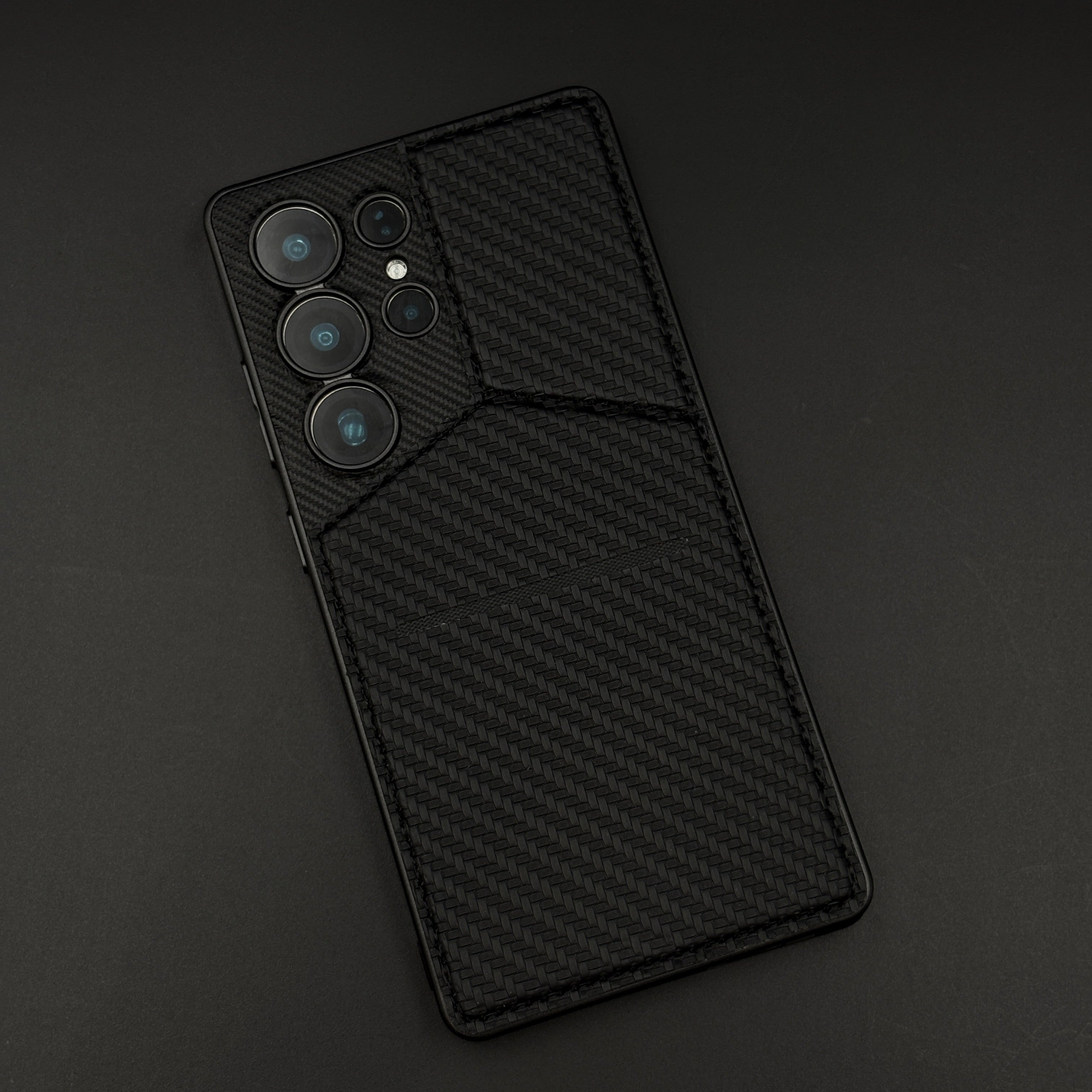 Leather Cardholder Kickstand Case for Samsung Galaxy S25 Ultra | Enhanced Camera Guard | Luxury Edition