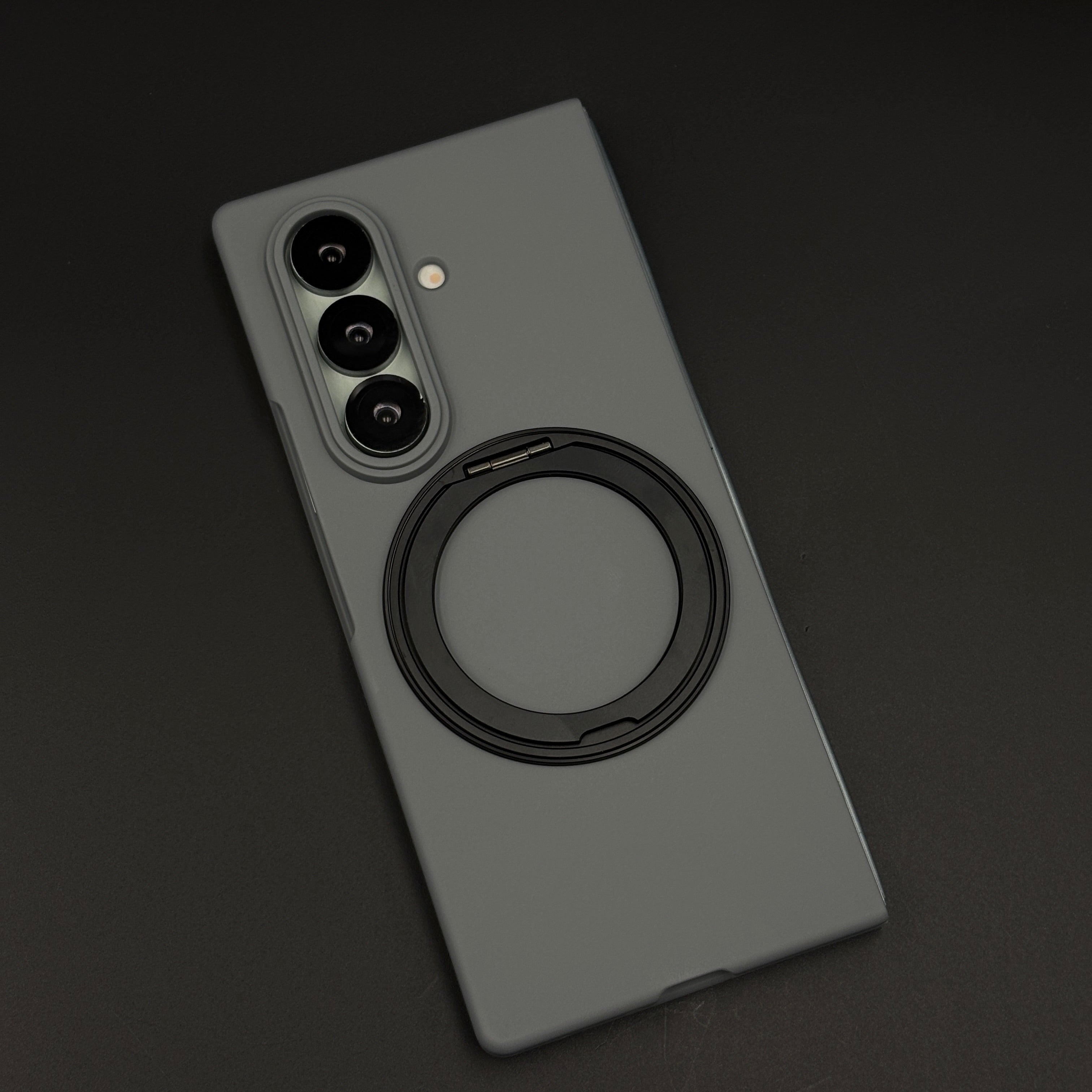 Slim Matte Case with Rotating Stand MagSafe for Samsung Galaxy Z Fold 7 | Front Screen Protector