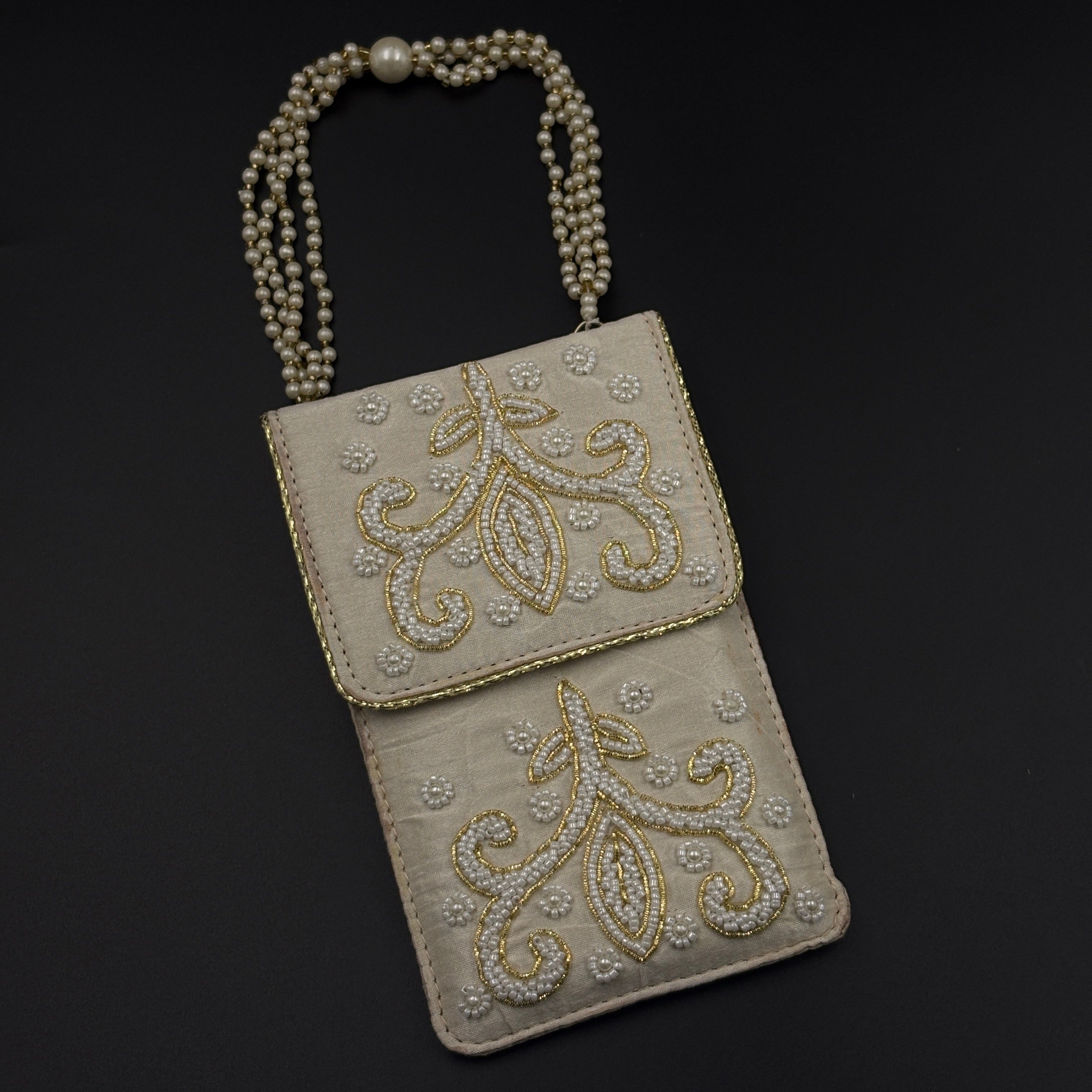 Festive Raksha Bandhan Ivory Royale Universal Mobile Pouch with Sling