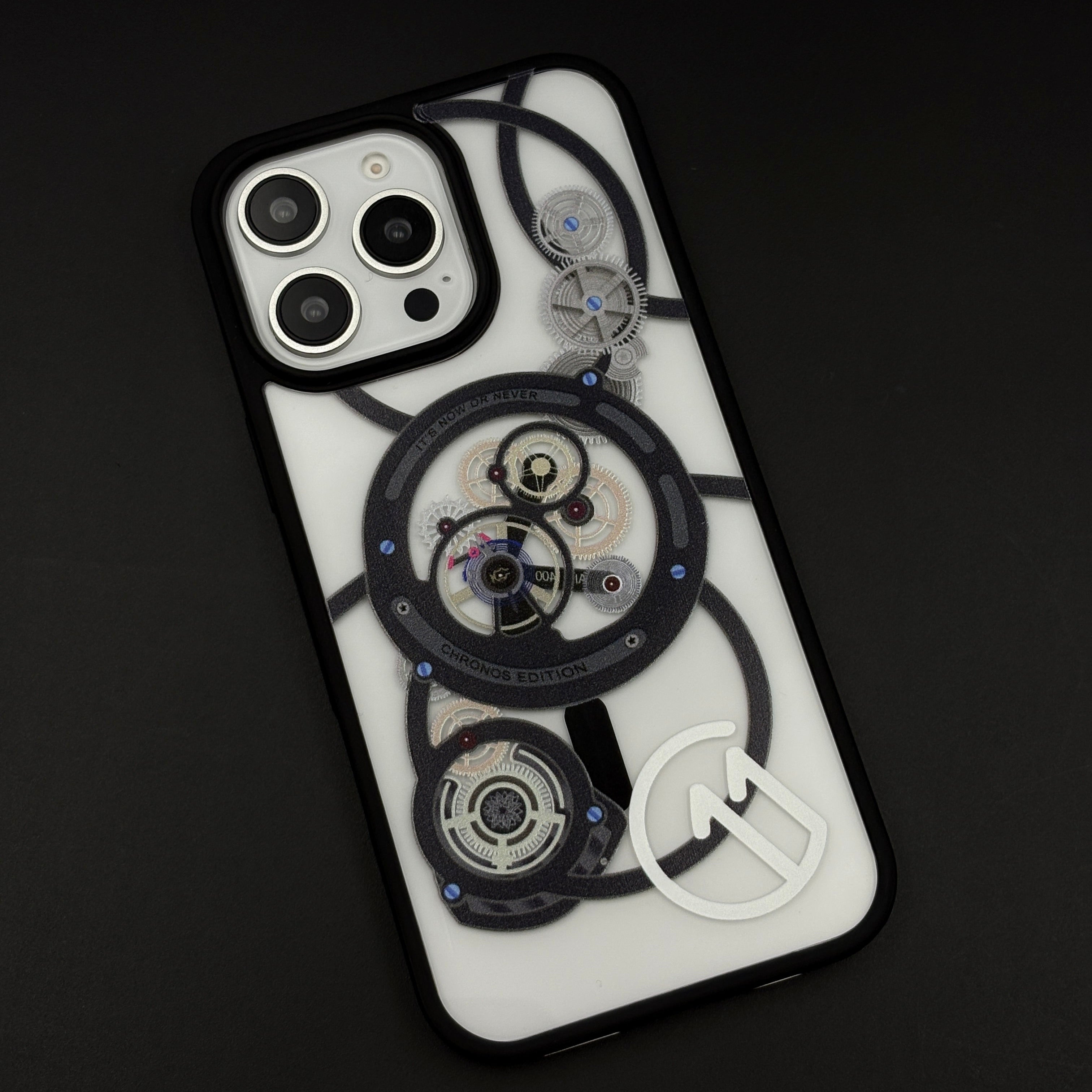 Chronos Gear Edition MagSafe Case for iPhone Series | Mechanical Design Shockproof Cover