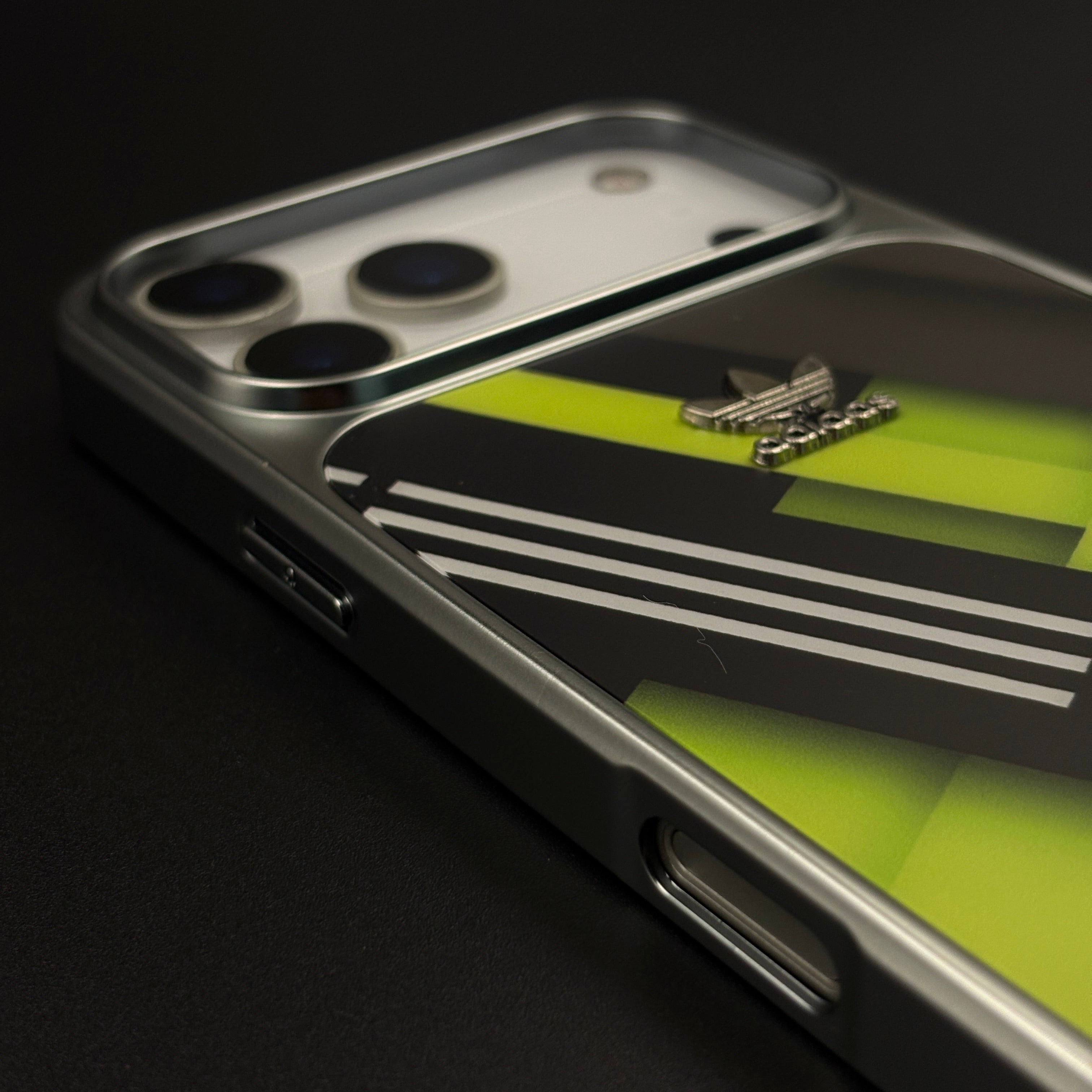 Luxury Sport-Brand Neon Sprint Case with Metal-Style Frame for iPhone 17 Series