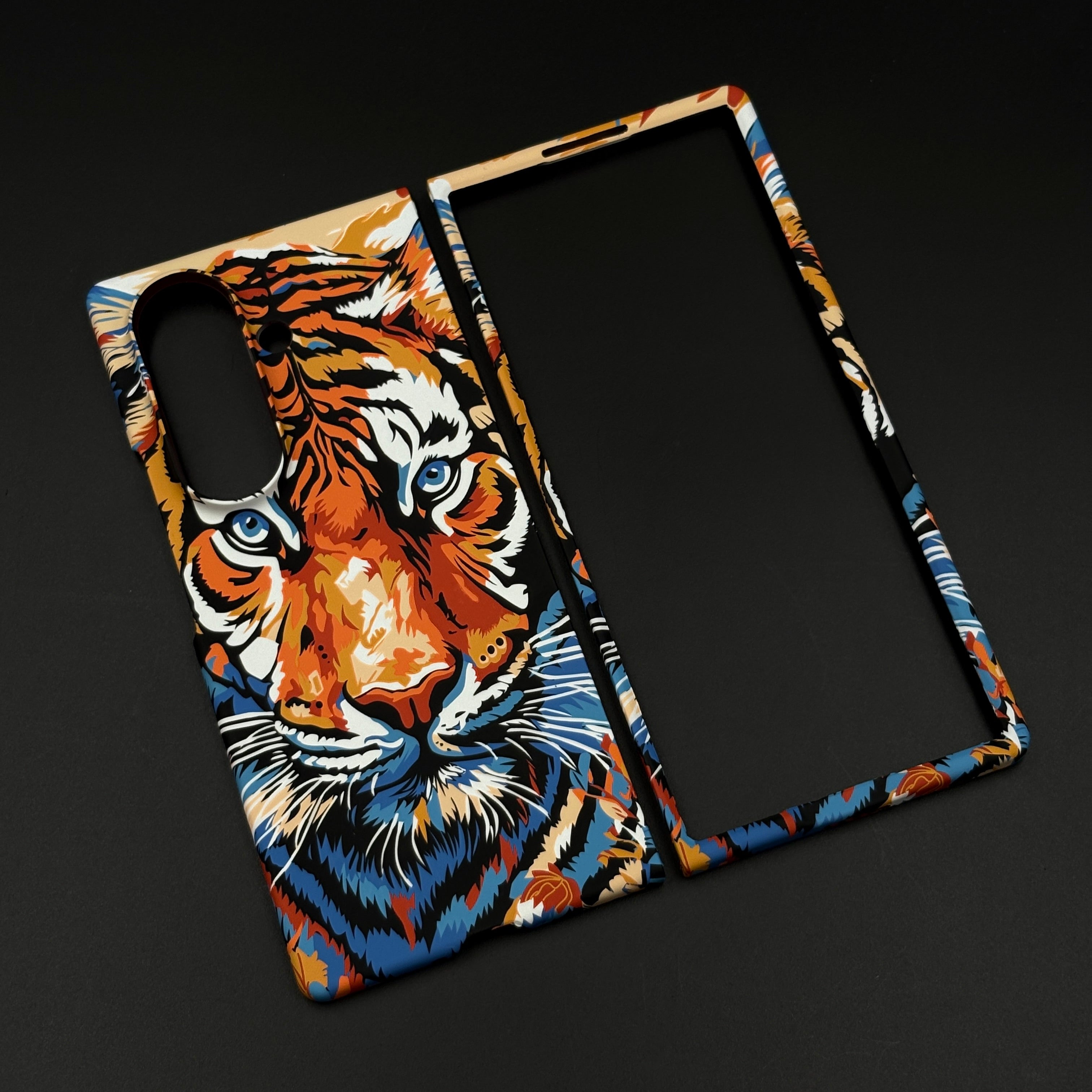 Tiger Premium Slim Case for Samsung Galaxy Z Fold 6 | Rare Aramid Texture Finish | Real Carbon Fibre Feel | Hidden MagSafe