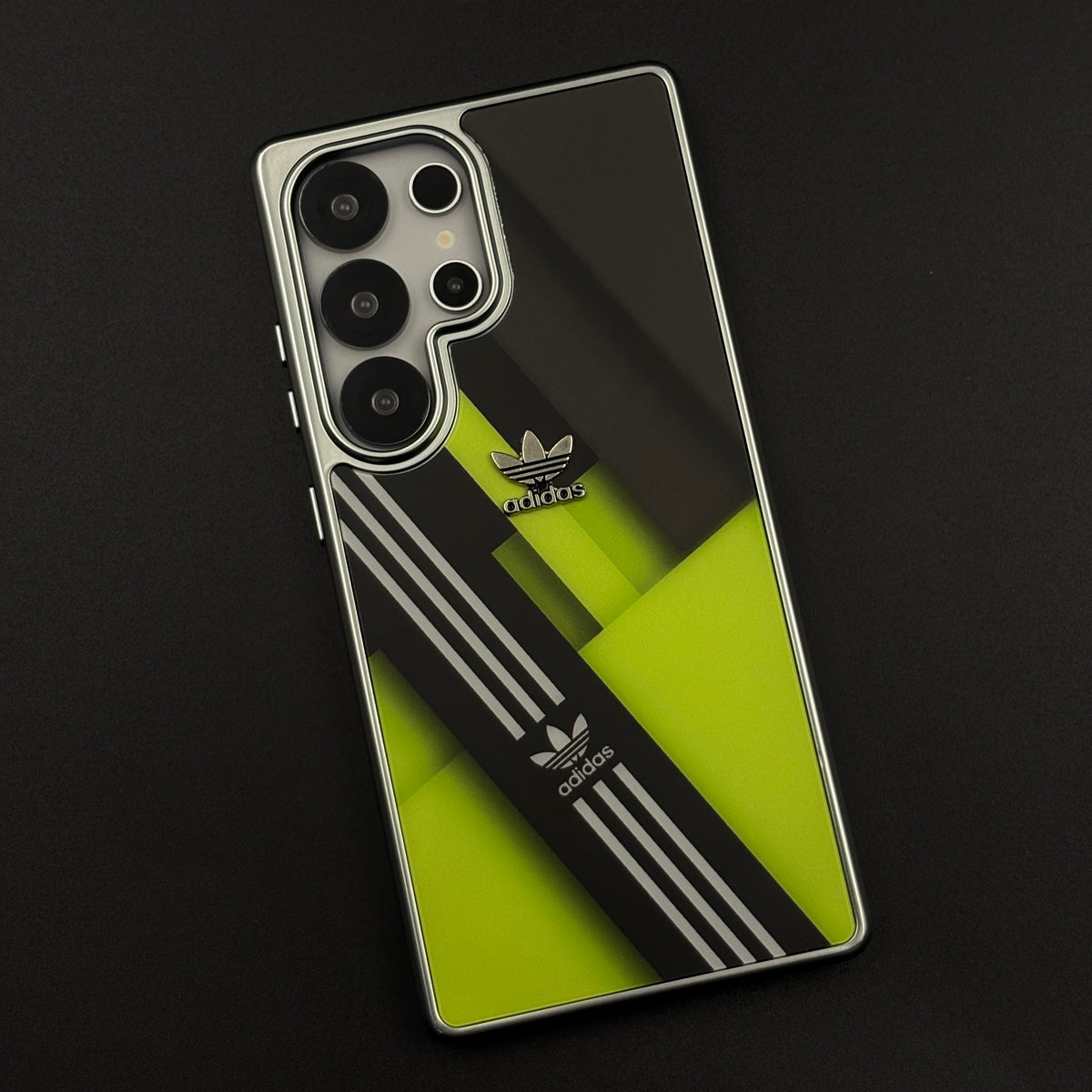 Luxury Sport-Brand Neon Sprint Case with Metal-Style Frame for Samsung Galaxy S25 Ultra