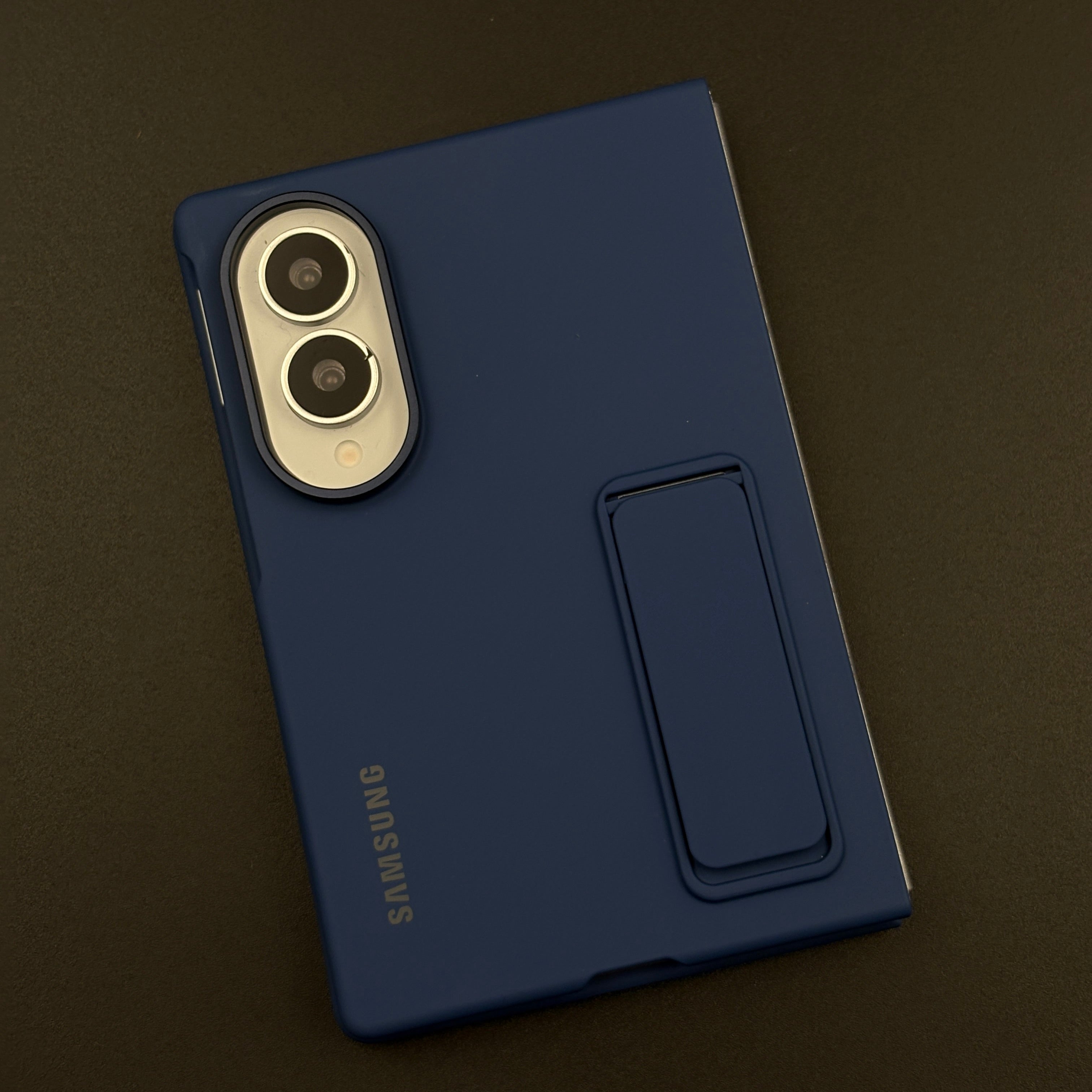 Silk-Feel Silicone Kickstand Case for Samsung Galaxy Z Fold 8
