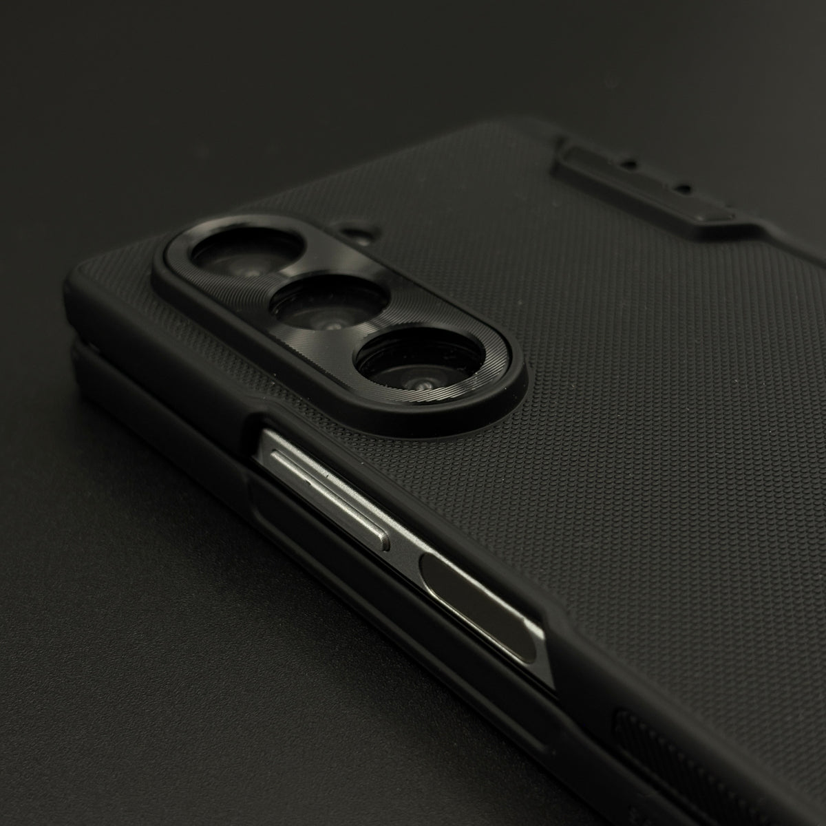 Nillkin Textured Hinge-Guard Protective Case for Samsung Galaxy Z Fold 6 with Built-In Pen Holder