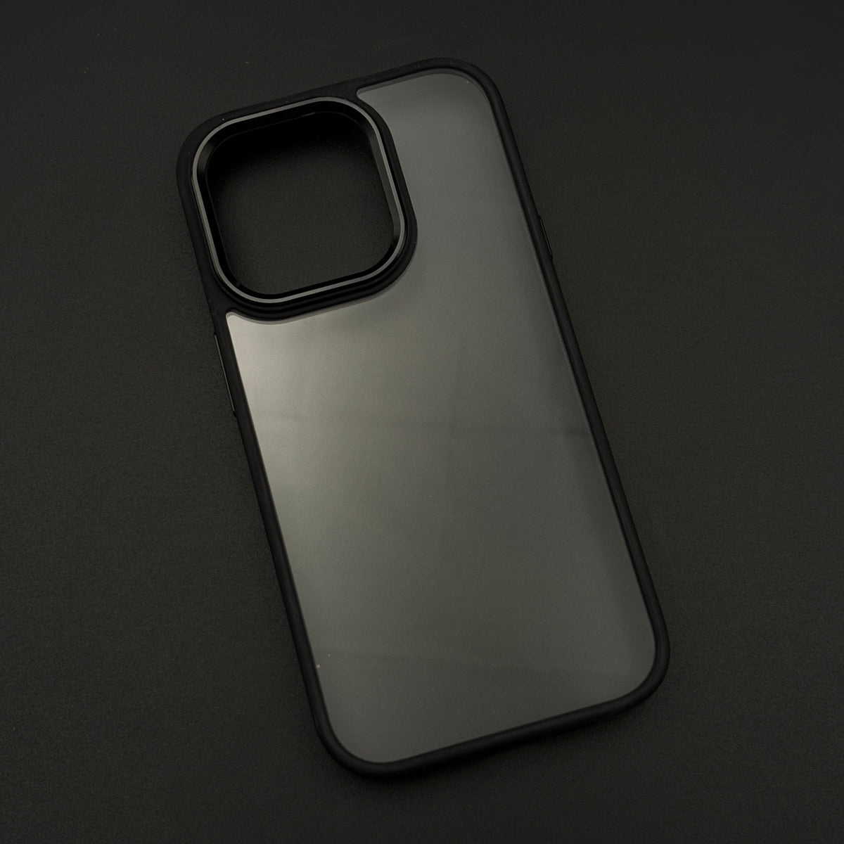 Clear Protective Case for iPhone 14 Pro with TPU Border and Raised Camera Guard